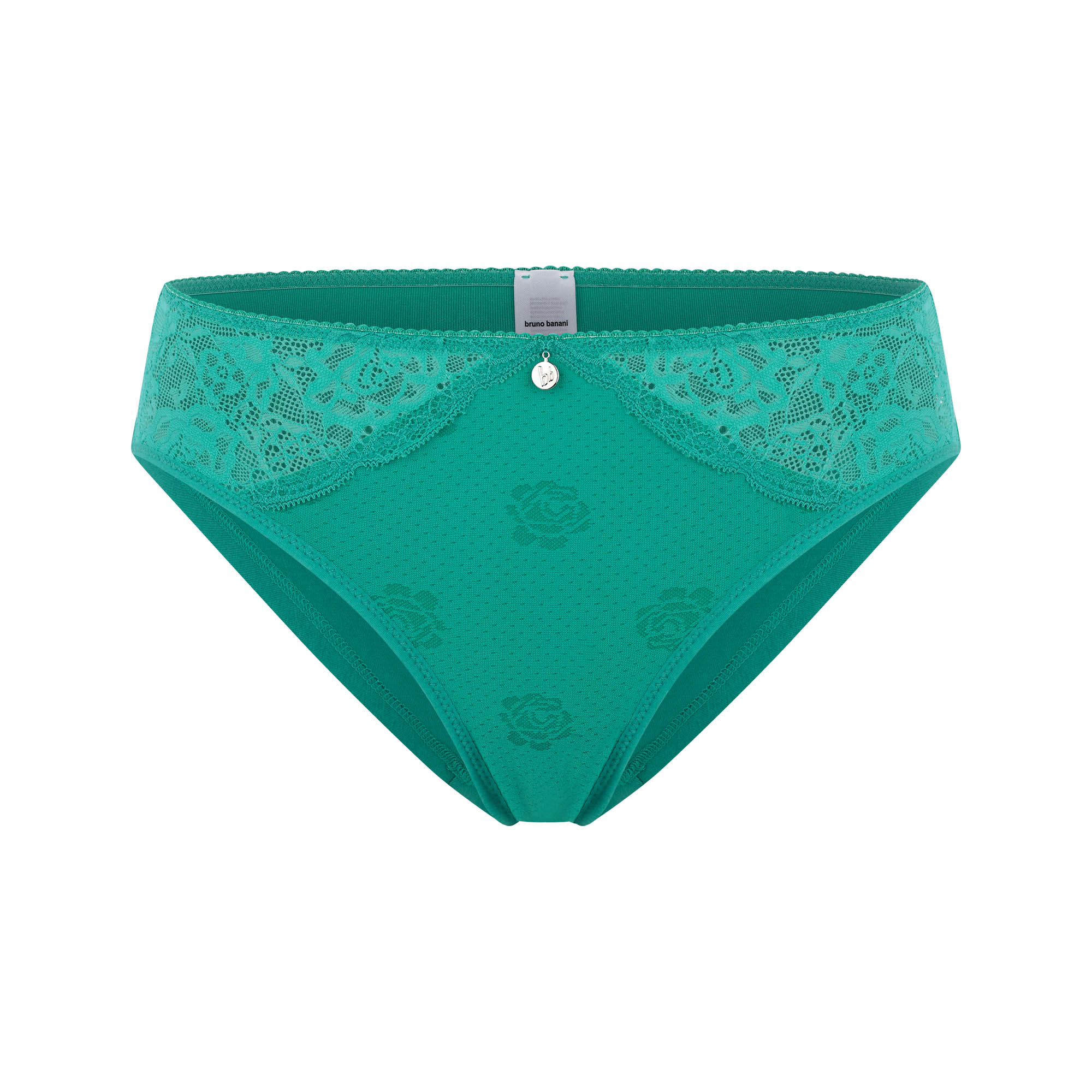 Unterwäsche, Slip, Spitze, Türkis, Rosenmuster