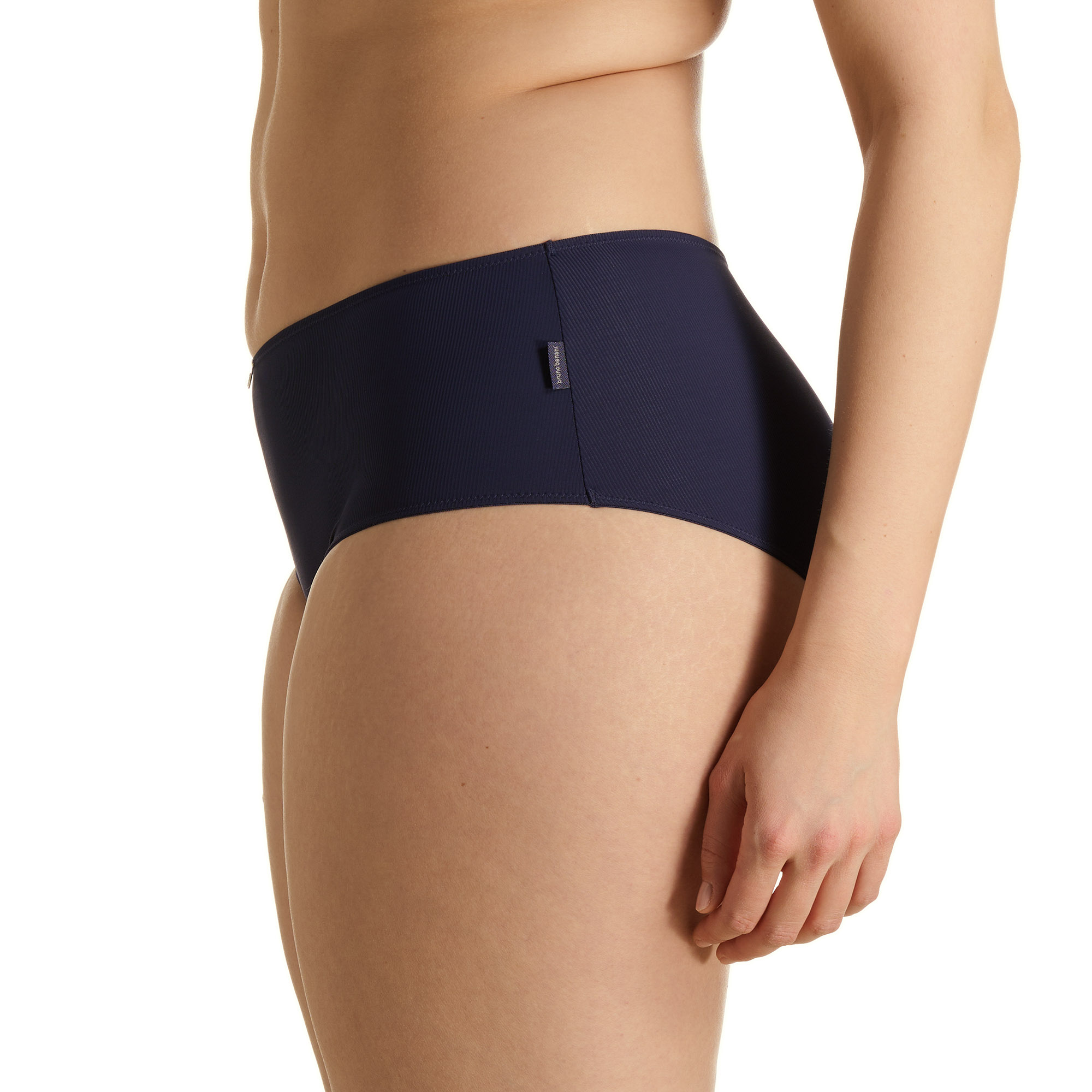 Unterhose, Bikini-Unterteil, Höschen, Navy, Stofftextur
