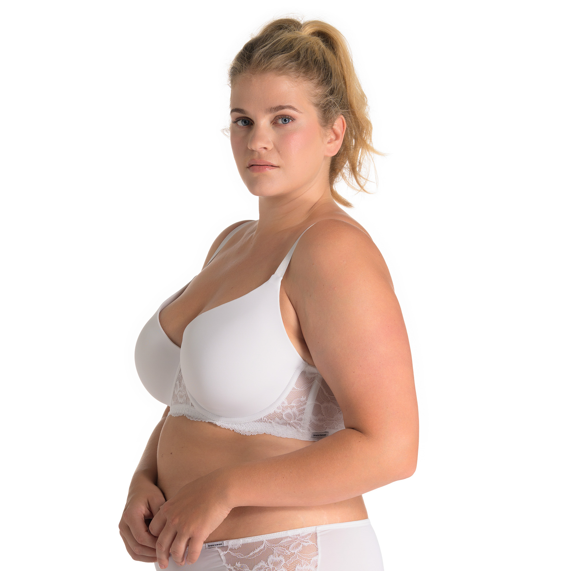 BH-BH, Spitze, Weiß, Unterwäsche, Unterhemd