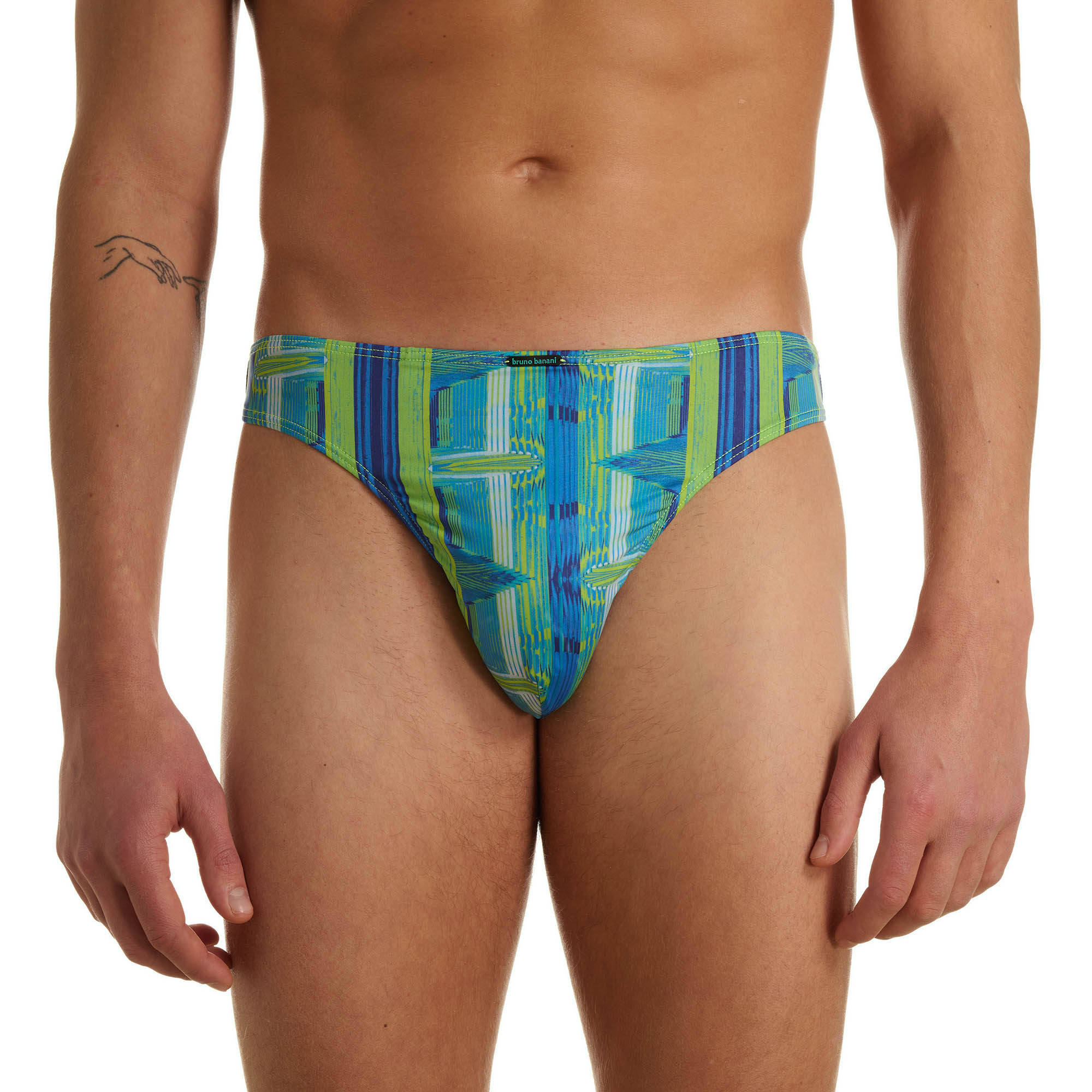 Badehose, Männer, Schwimmslip, Muster, Tetermuster