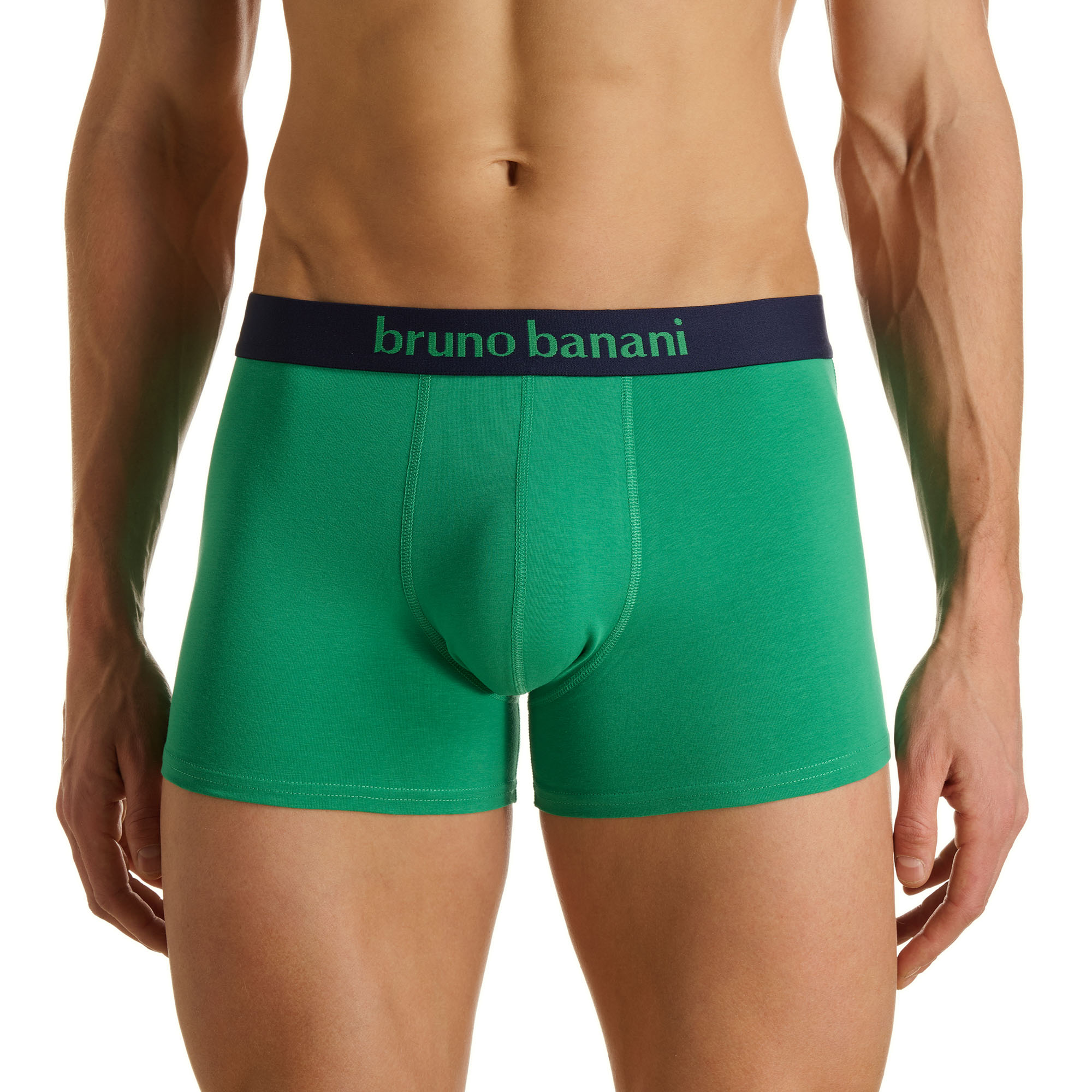 Boxershorts, Unterwäsche, Grün, Elastischer Bund, bruno banani