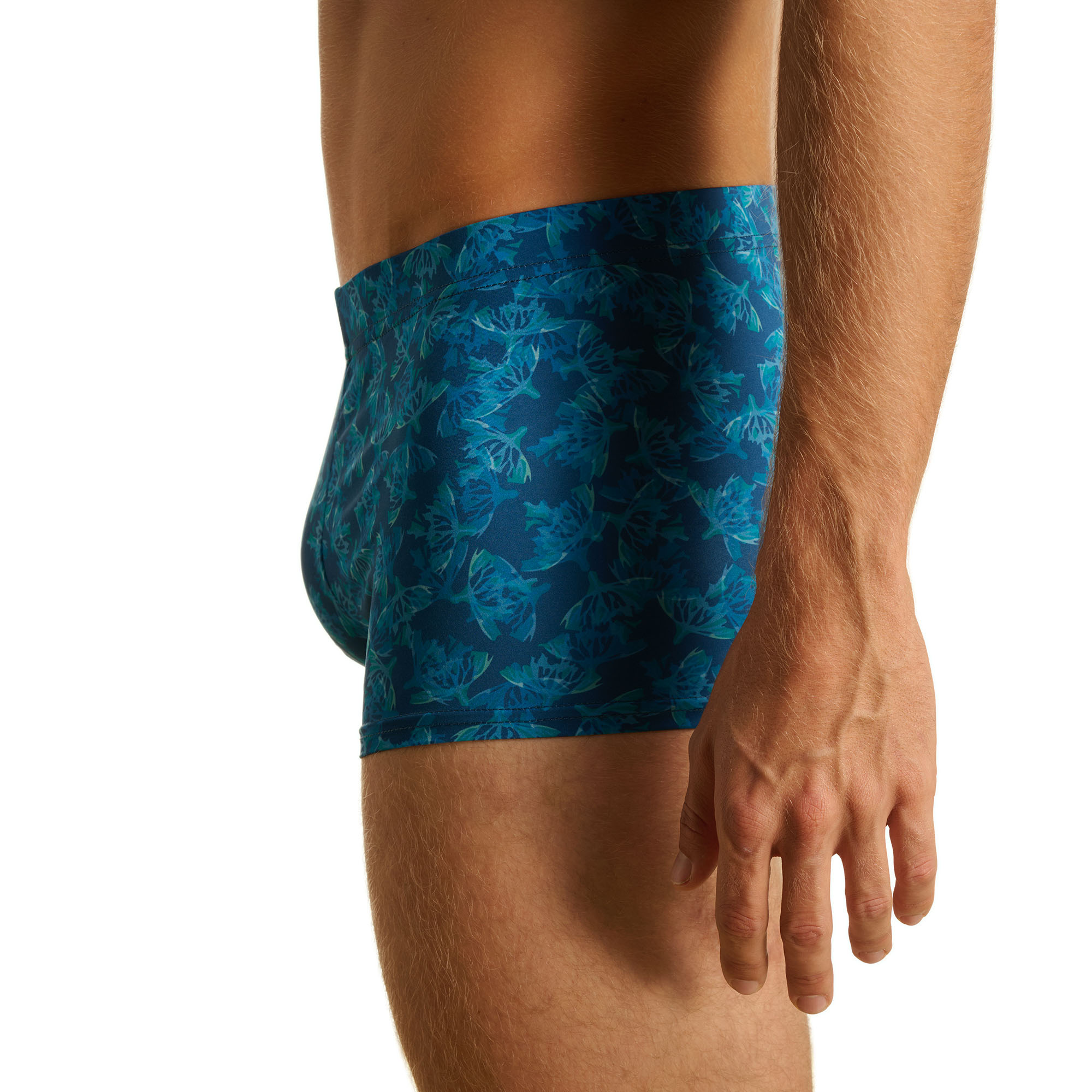 Hose, Schnittunterwäsche, Druck, Blau, Muster