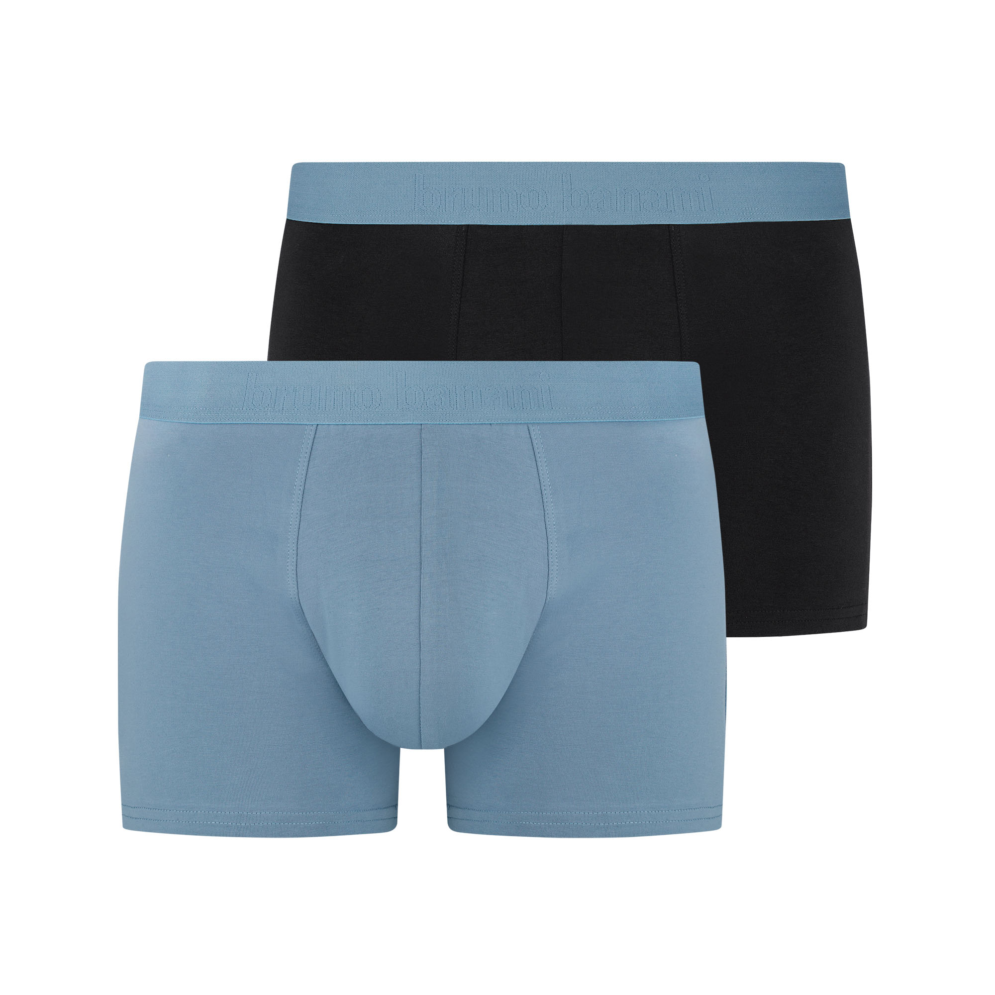 Boxer, Boxershorts, Shorts, Stretch, Blau