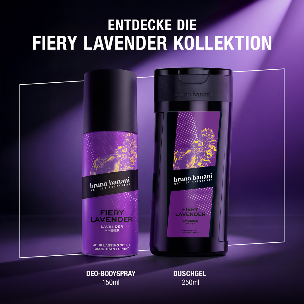 Deo-Spray, Duschgel, Lavendel, Amber, Körperpflege