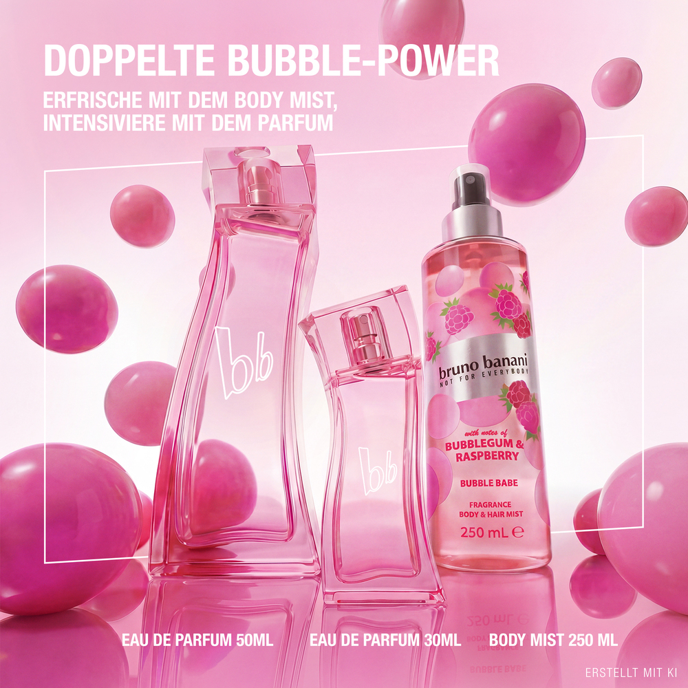 parfum, body mist, flasche, pink, beerenmuster