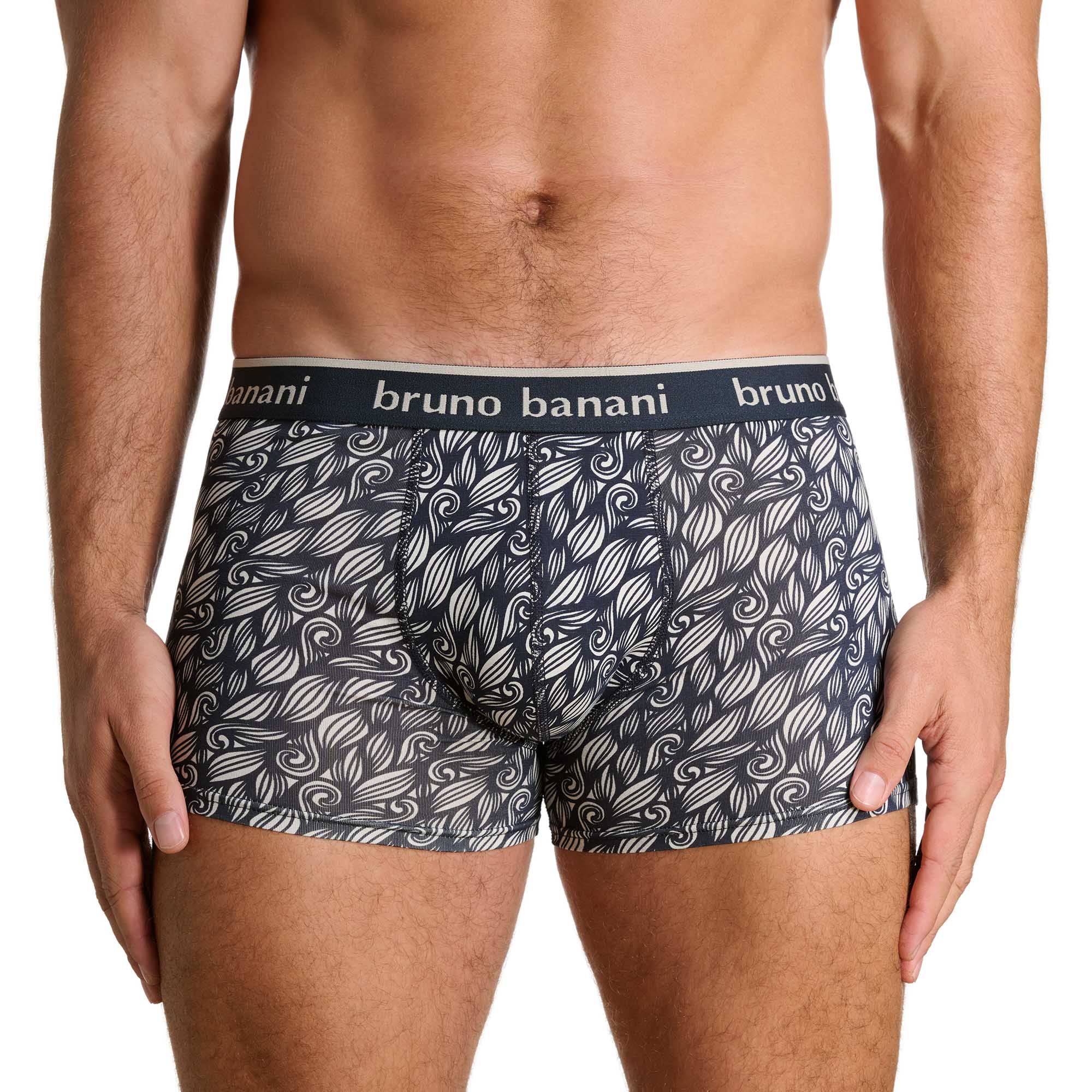 Boxer Unterhose, Gemustertes Unterwäsche, Atmungsaktives Material, Elastischer Bund, Kurze Länge