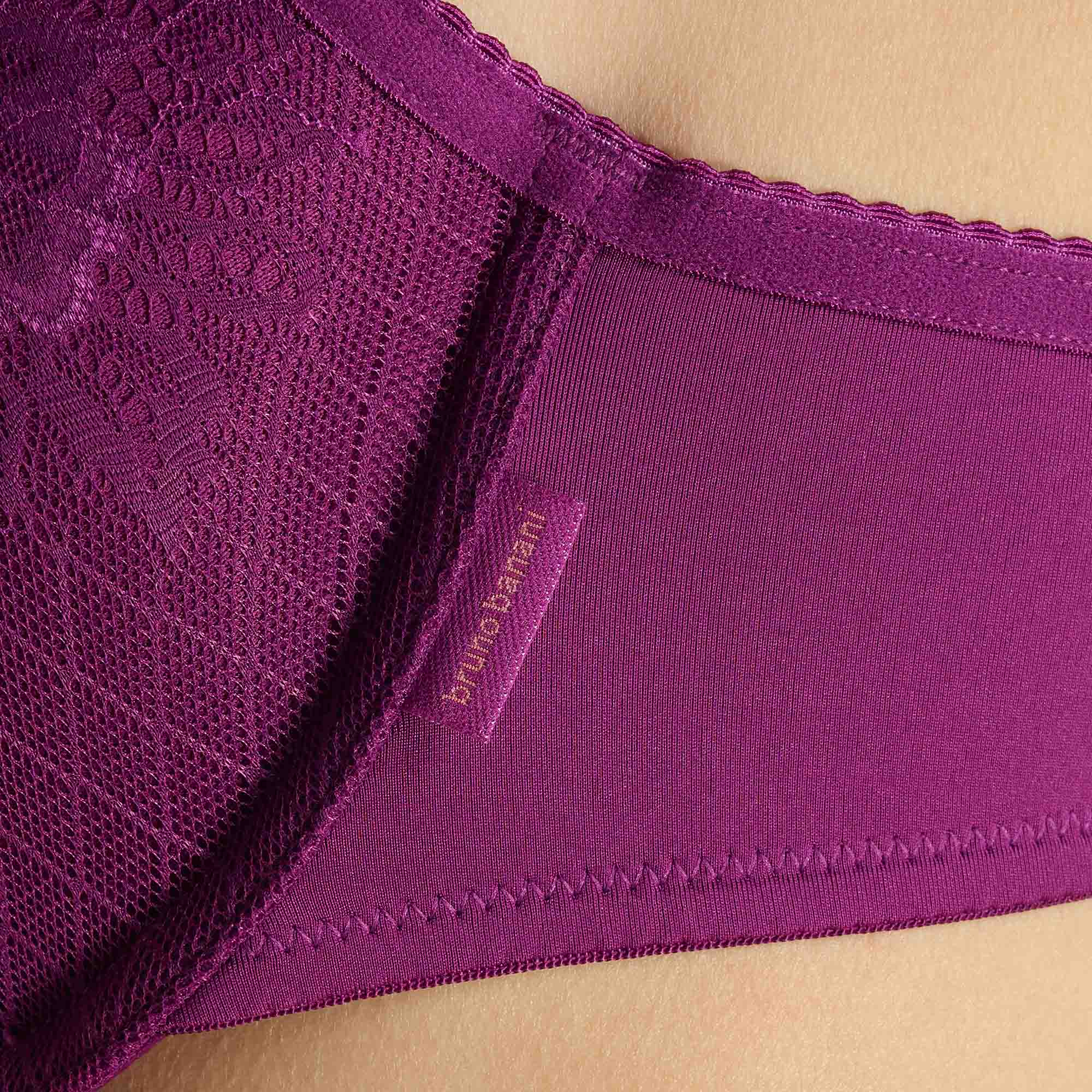BH, Lace, Bralette, Purple, Underwear