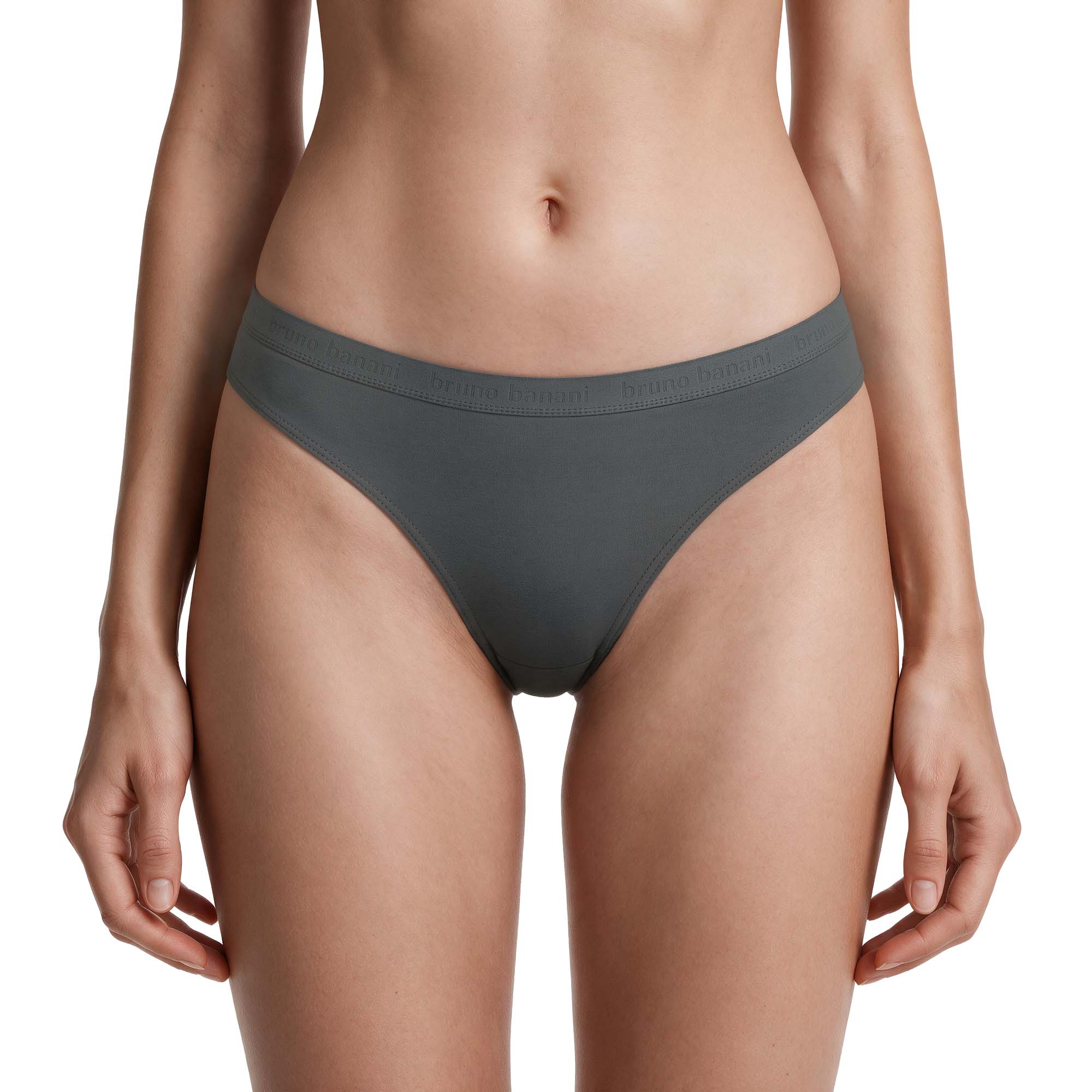 bikinihose, slip, mittelhoch, grau, weiches material
