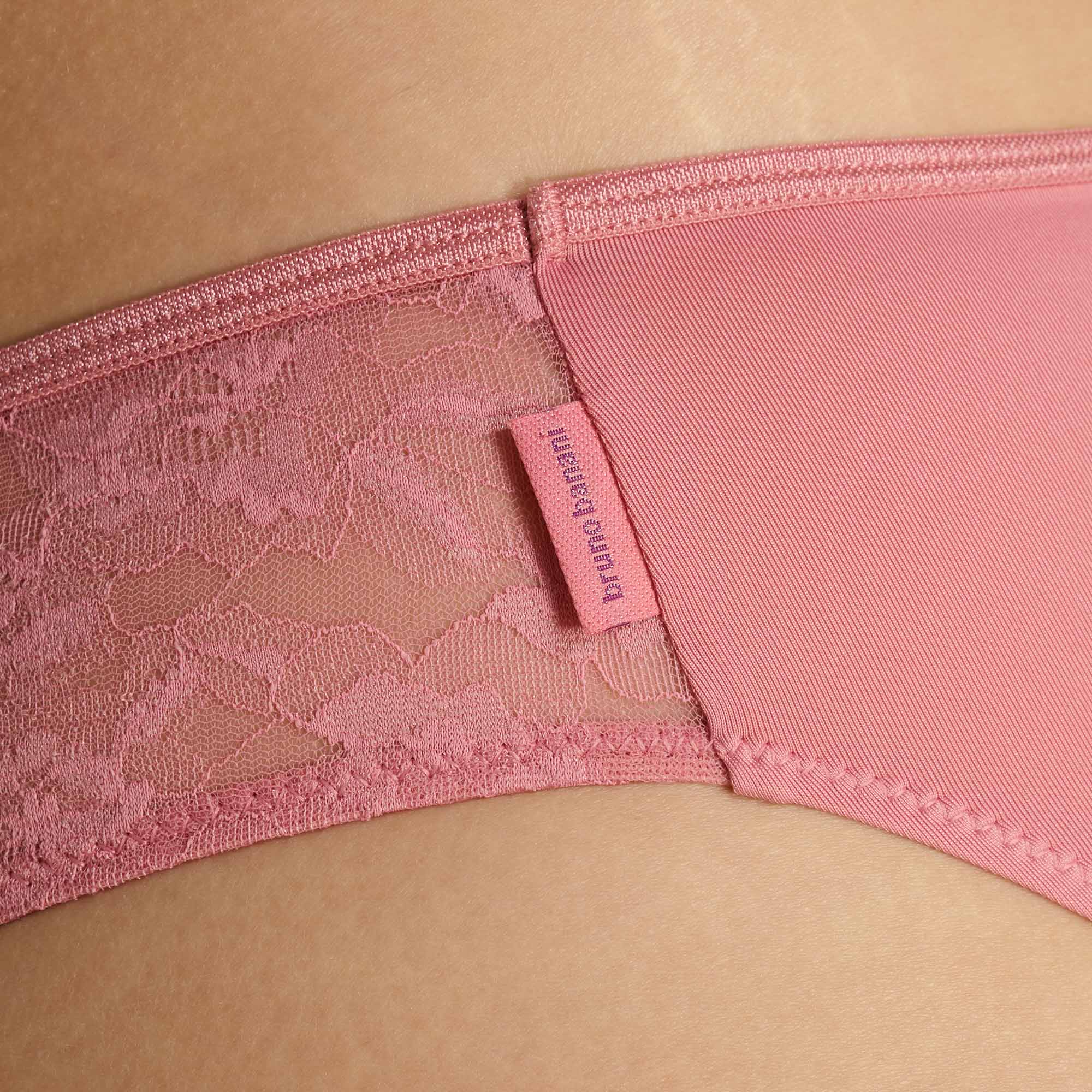 BH-Label, Spitze, Rosa, Unterwäsche, BH-Träger