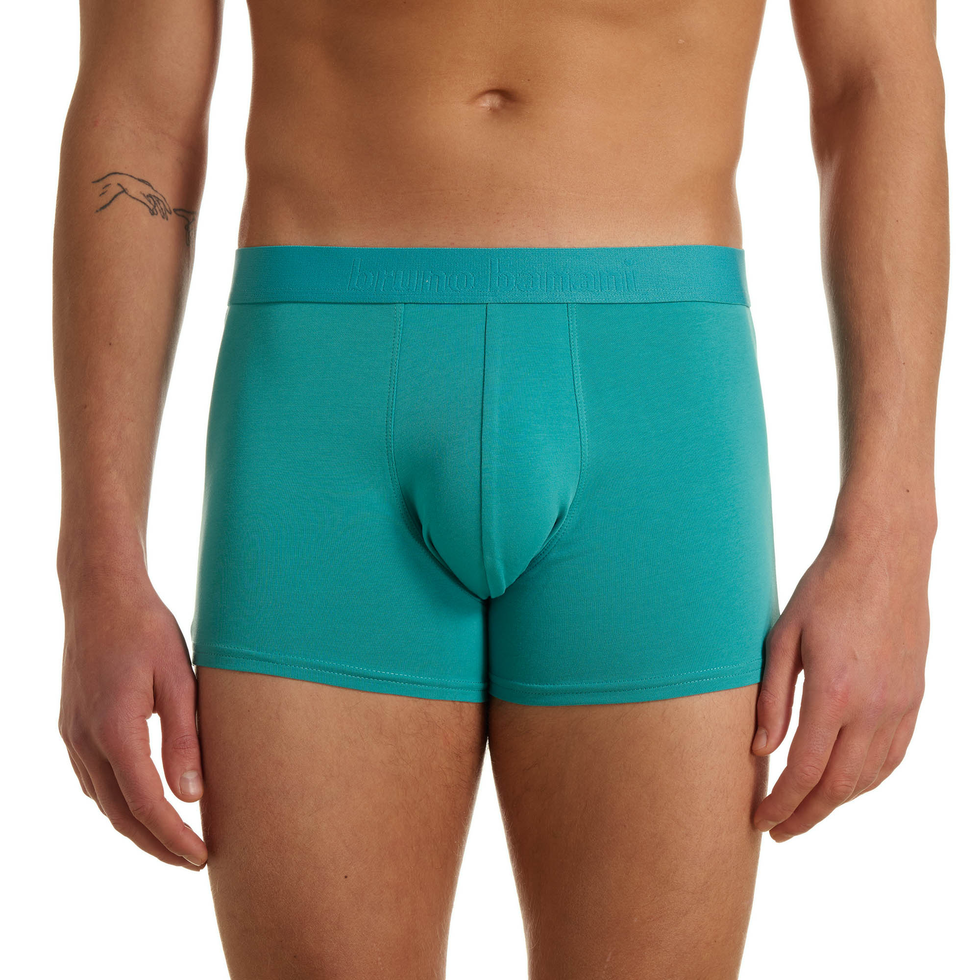 Unterhose, Boxer, Teal/Türkis, Beinlinge?, Weicher Stoff