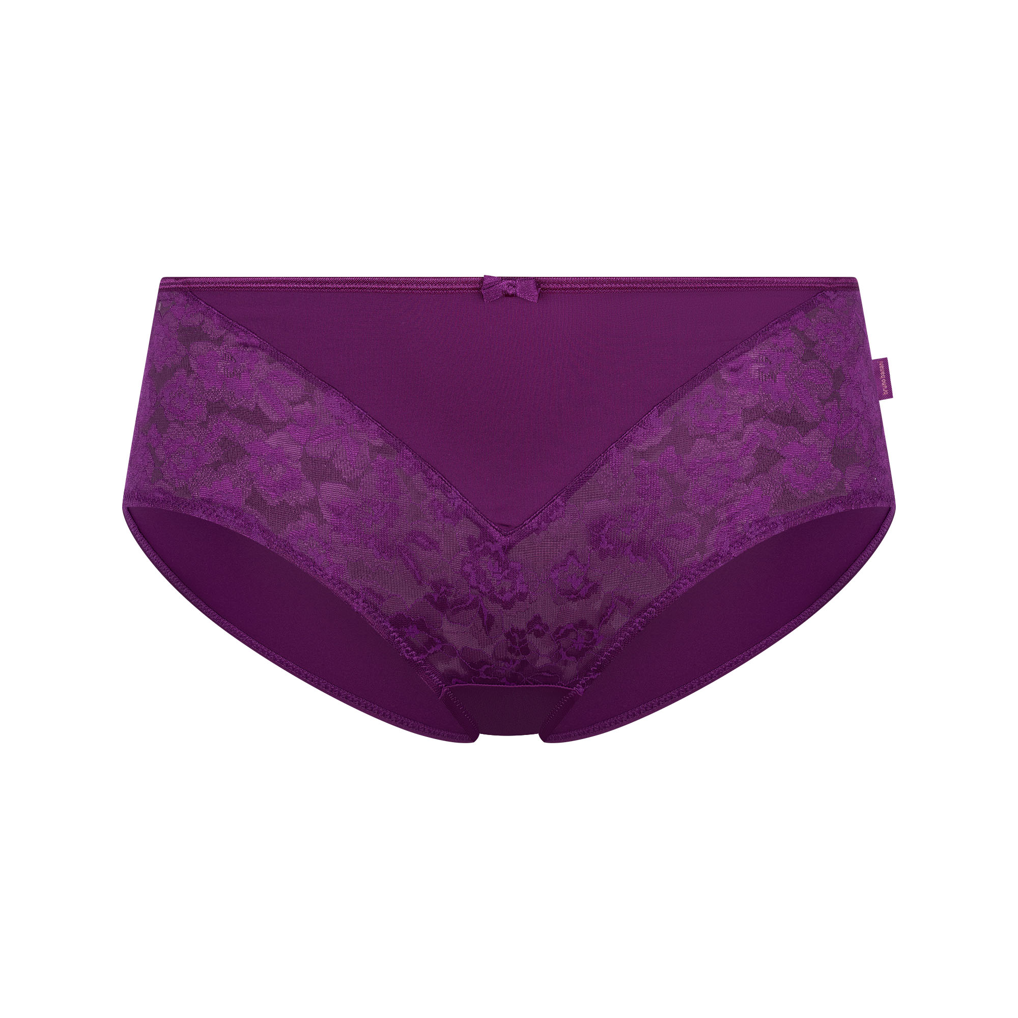 Unterwäsche, Hüftslip, Spitze, Lila, Muster