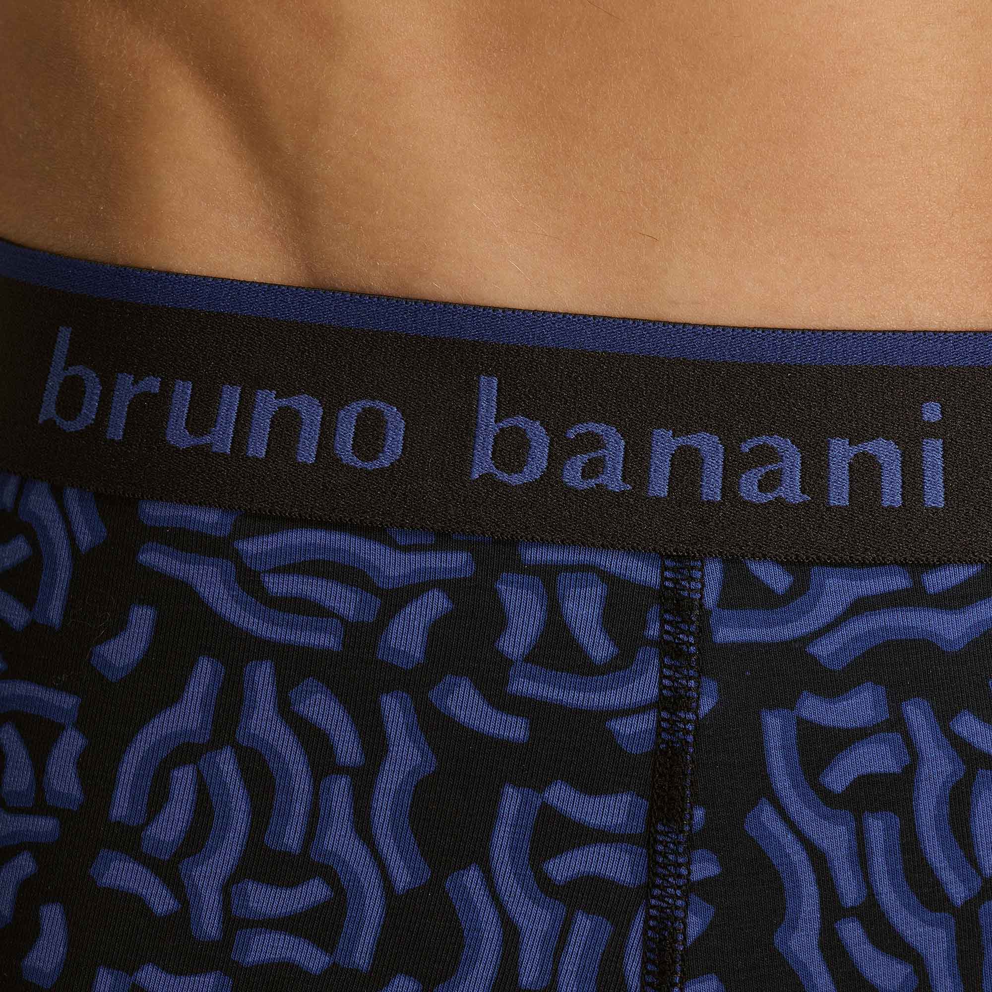 Unterwäsche, Boxer, Muster, Blau, Elastischer Bund