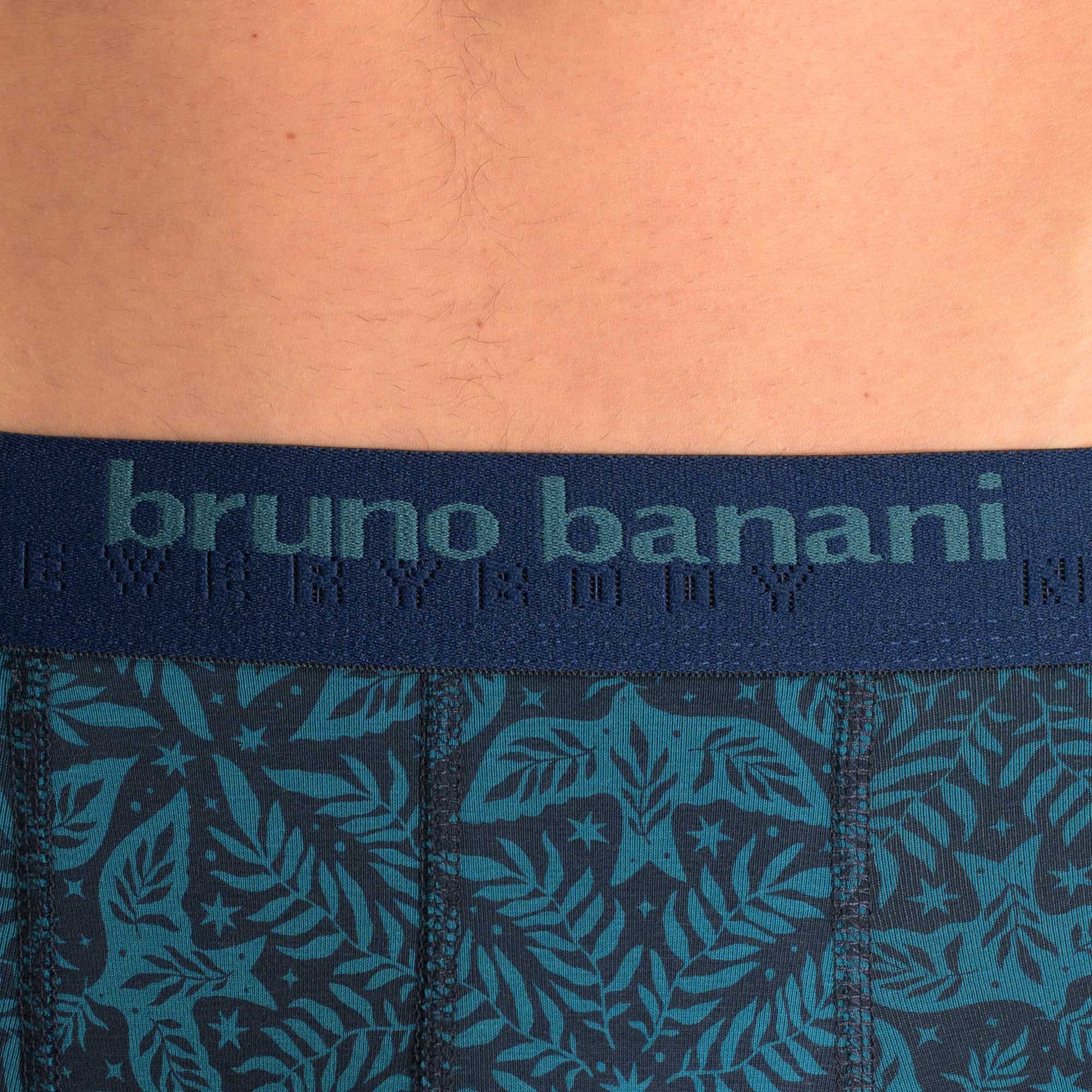 unterhose, boxer briefs, muster, blumenmuster, blau-grün