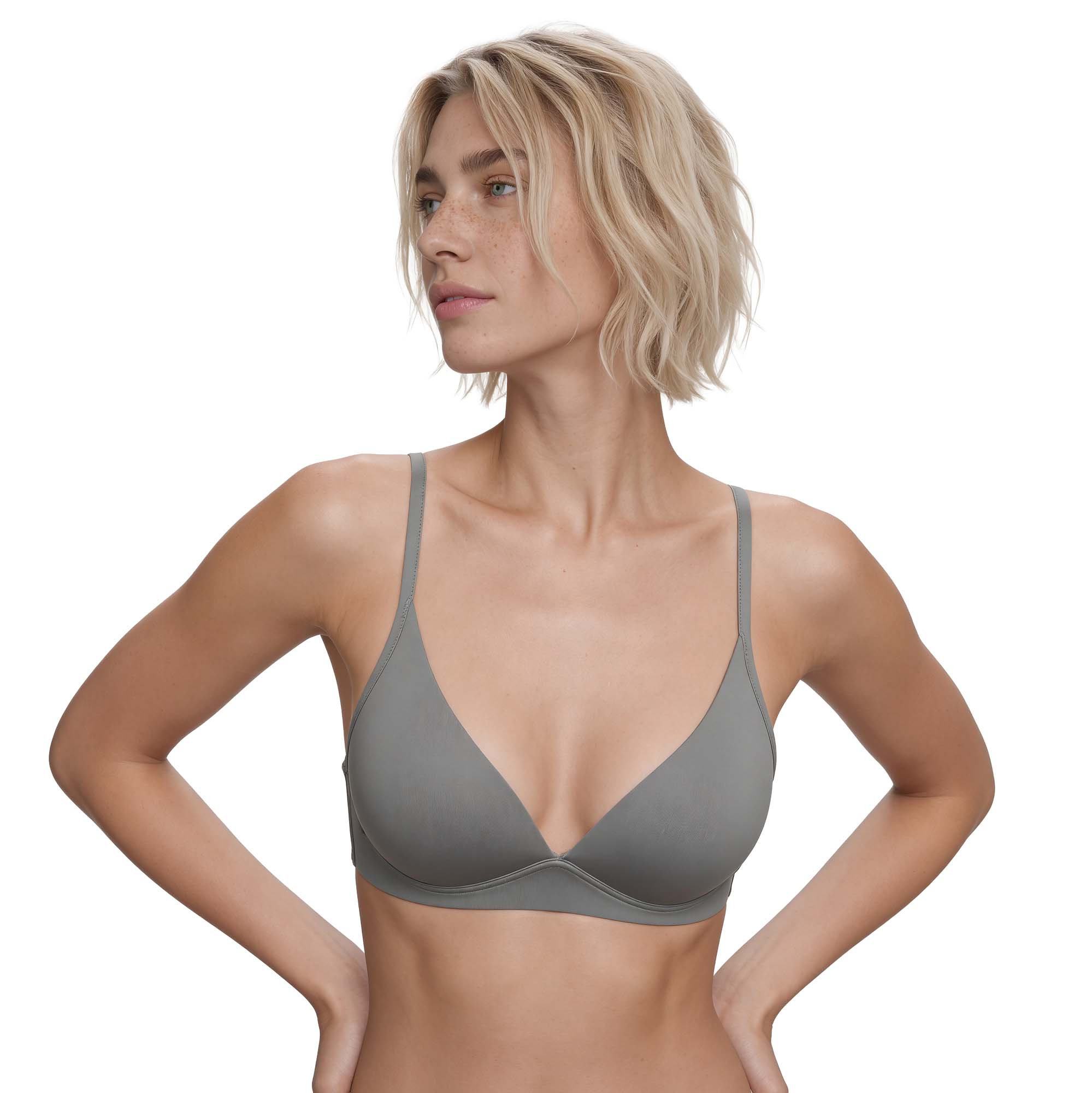 BH, T-Shirt-Bh, Grau, Push-Up?, T-Shirt BH