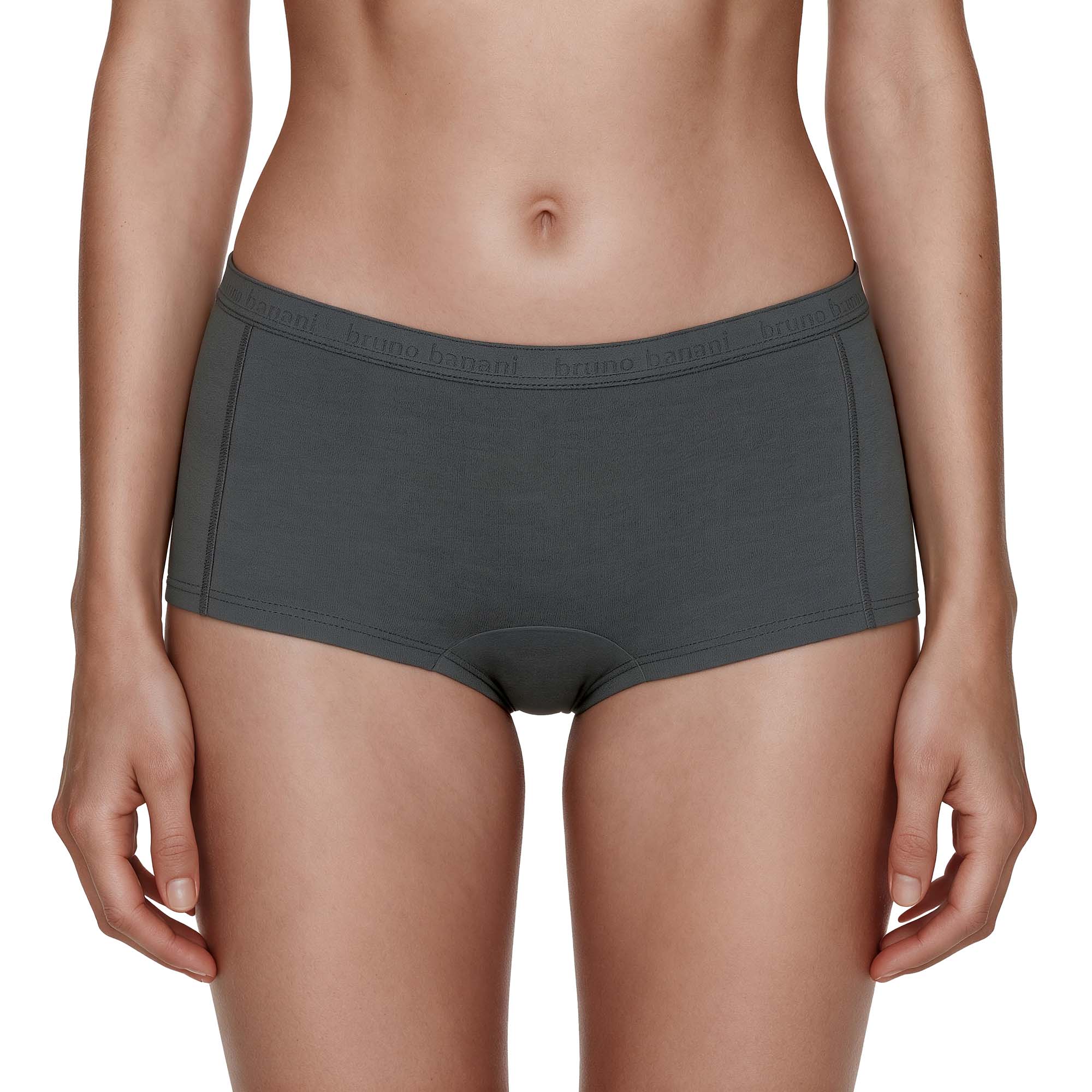 Unterwäsche, Boxer, Hose, Dunkelgrau, Baumwollmix?