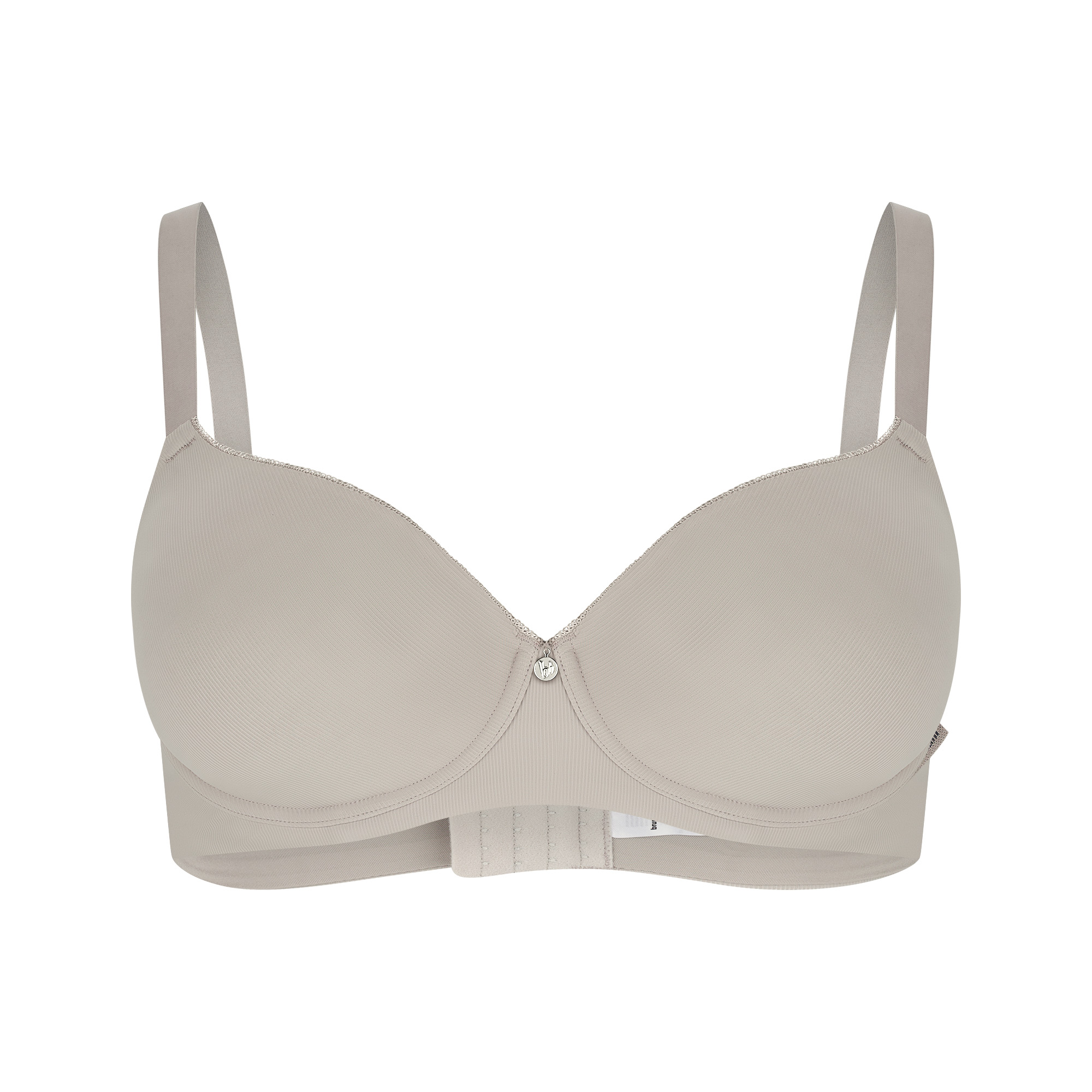 bh bra, beige, gepolstert, Hakenverschluss, Unterwäscheträger