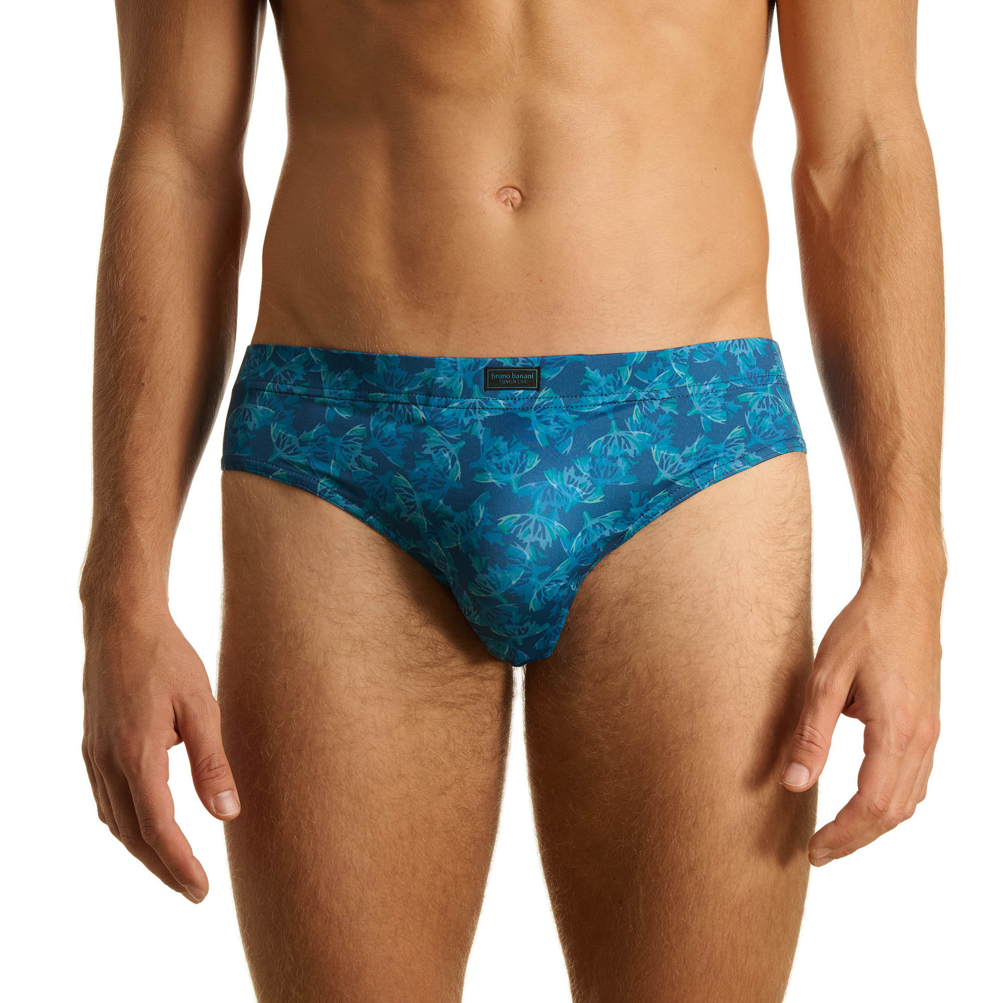 Badeshorts, Neue Muster, Blaues Muster, Schnitt: Slip, Swimming Briefs