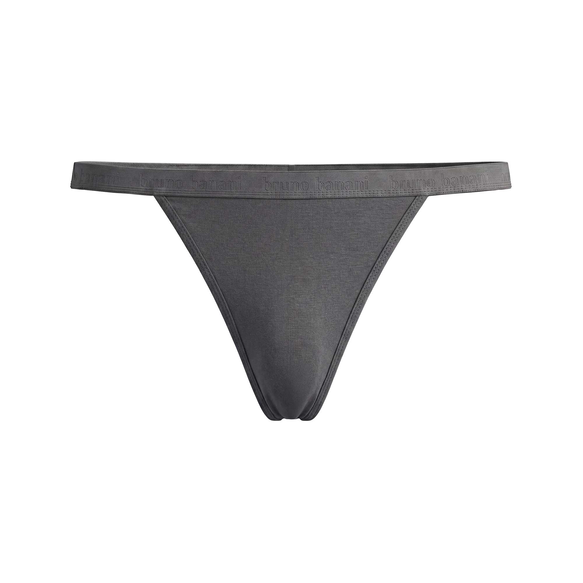 Höschen, Slip, Dunkelgrau, Elastisch, Bikini-Höschen