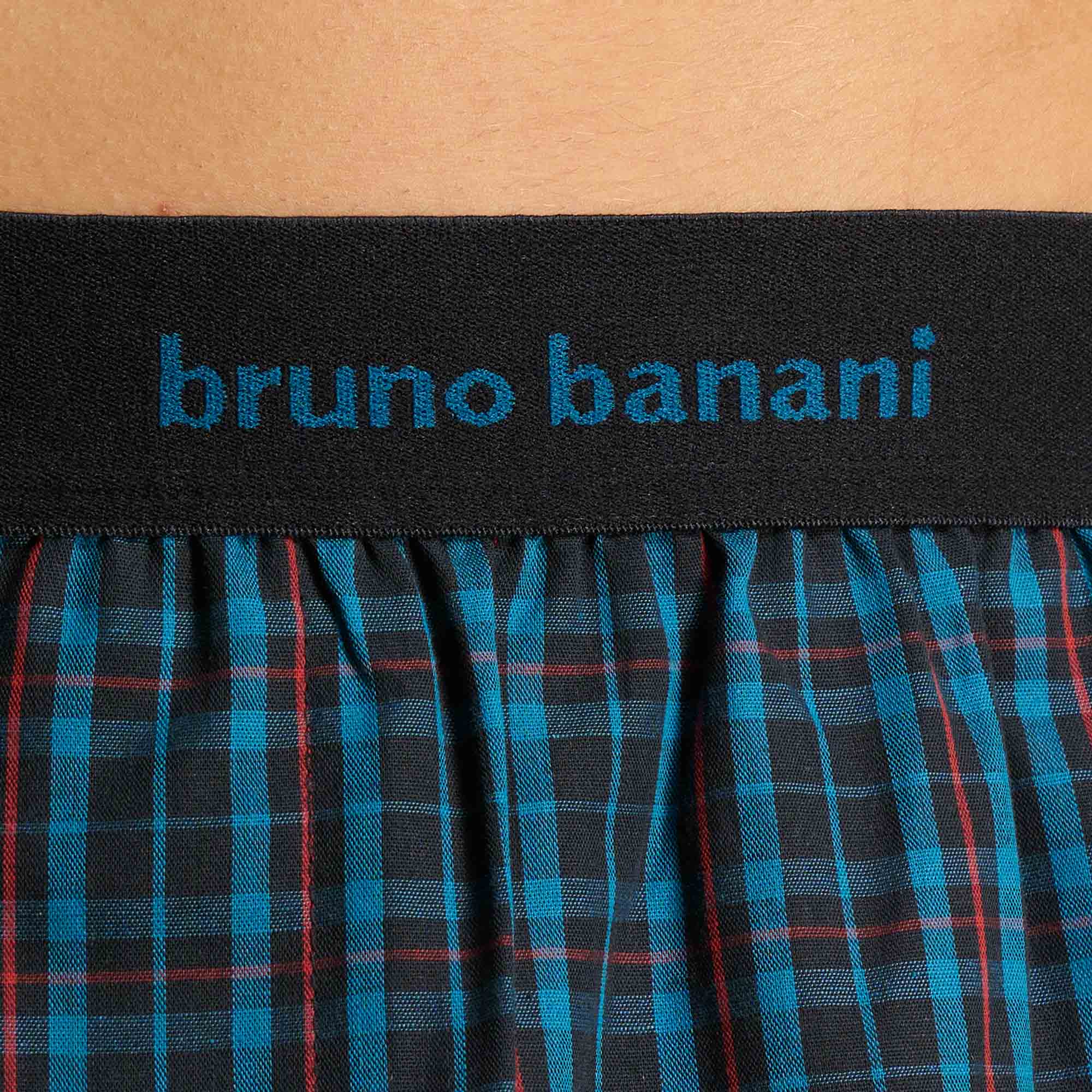 Plüschband, Gürtel, Karo, Blau, Schwarz