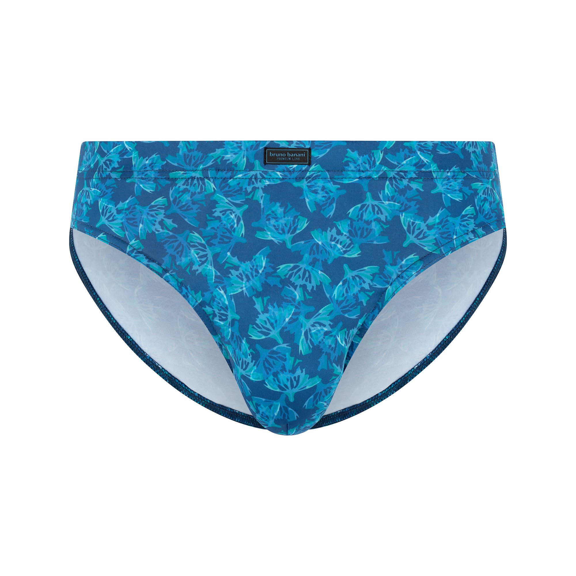 Unterwäsche, Bikini-Hose, Druckmuster, Blau, BikiniBottom