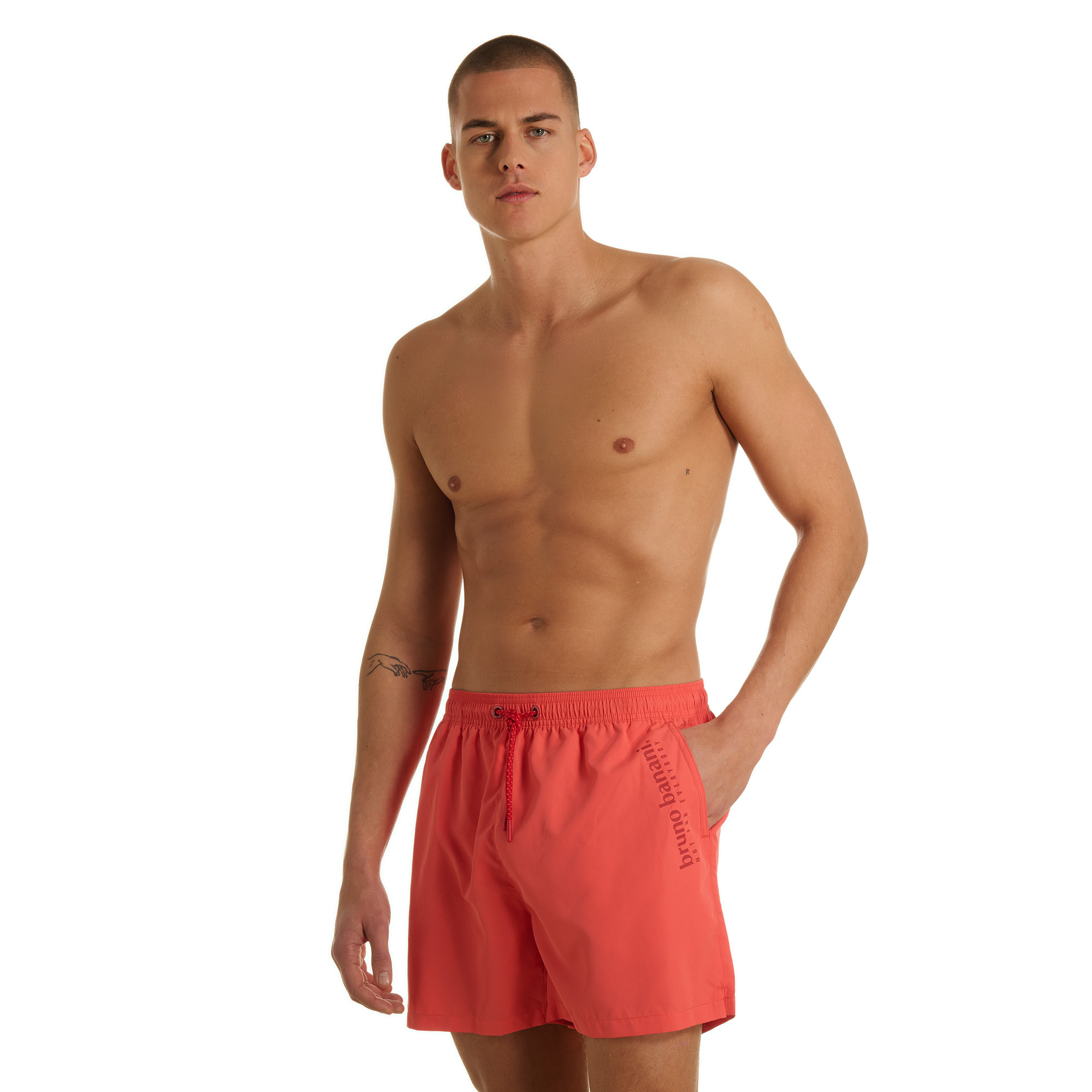 Männer-Shorts, Badeshorts, Schwimmshorts, Kürz­e Sporthose, einfacher Rope-Tie