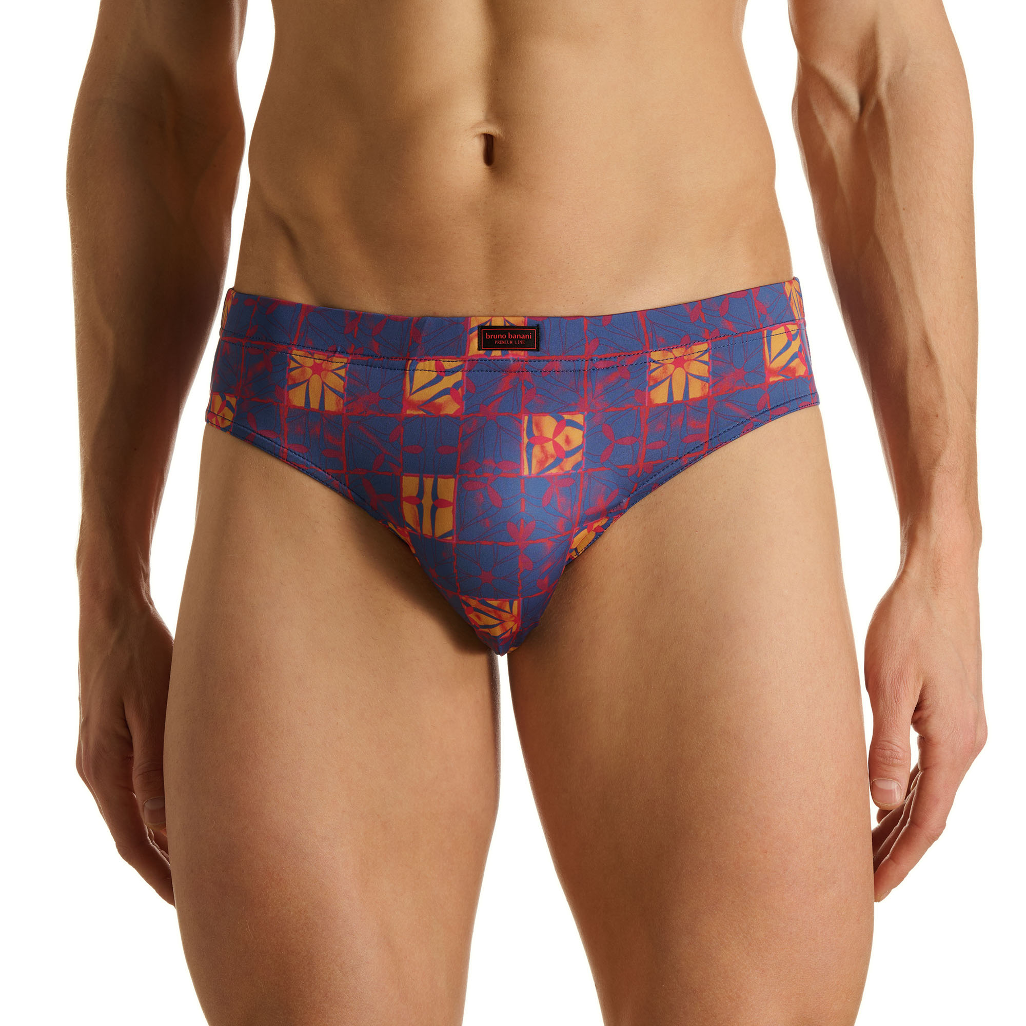 Badeshorts, Herren, Bunt, Muster, Niedrig taille