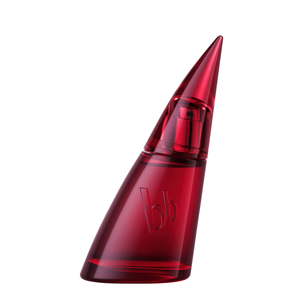 Parfumflakon, Rot, Nasenring, Kunststoff, Kappe