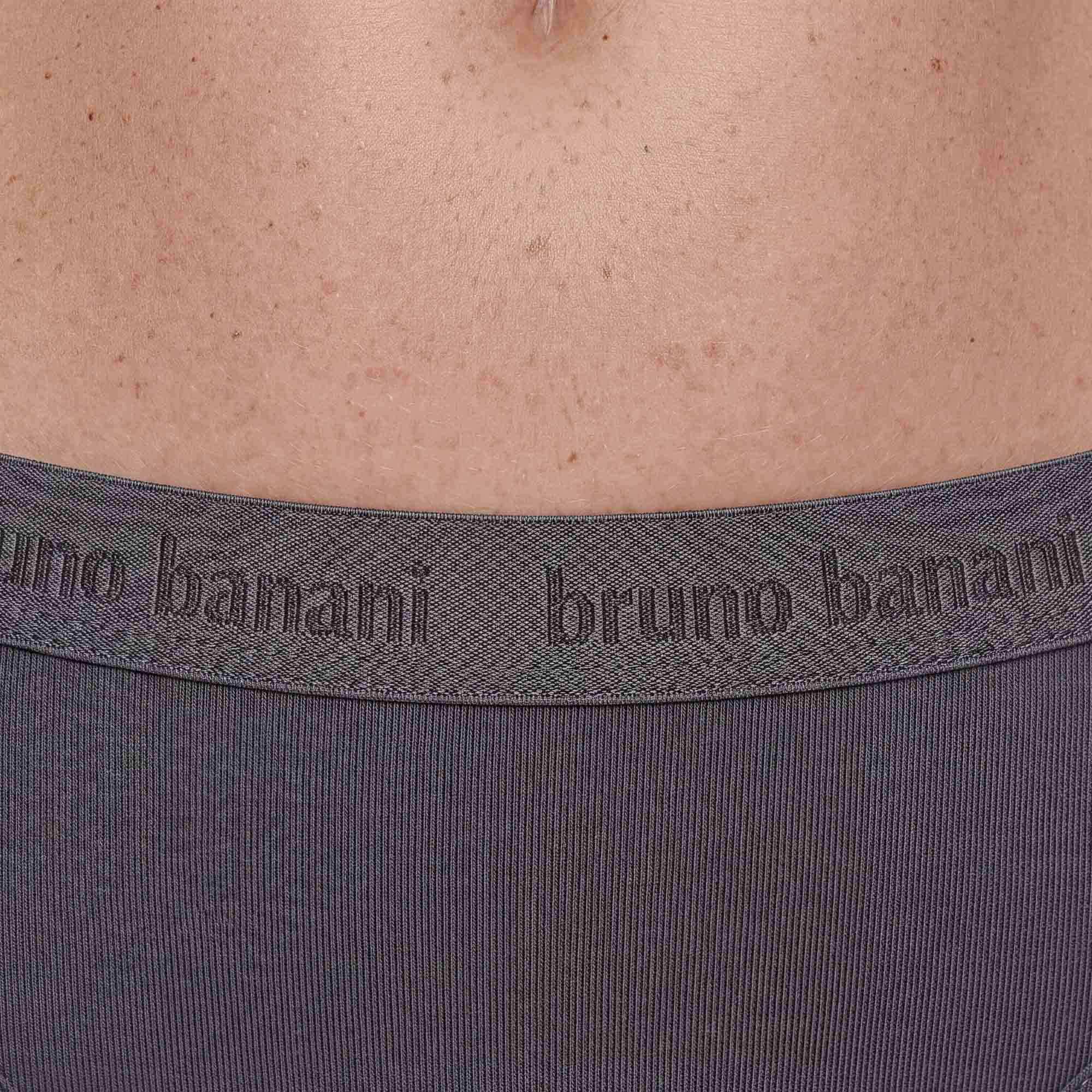 Herren-Boxershorts, Dunkelgrau, Gerippter Stoff, Elastischer Bund