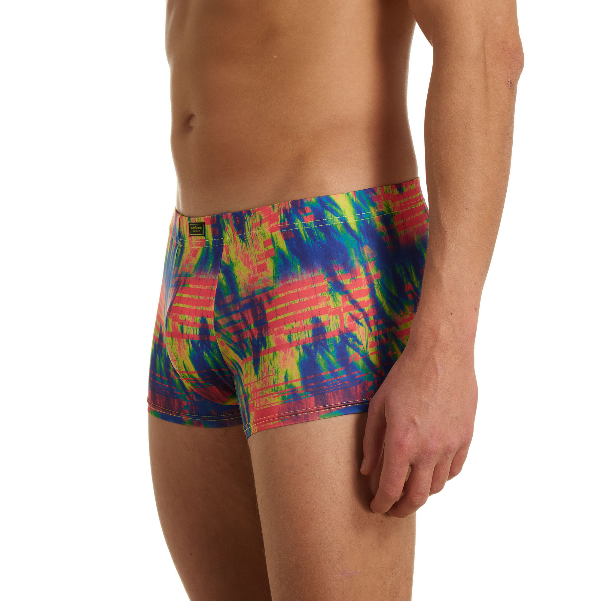 Badehosen, gemustertes Muster, knallige Farben, Männerunterwäsche, Elastischer Bund
