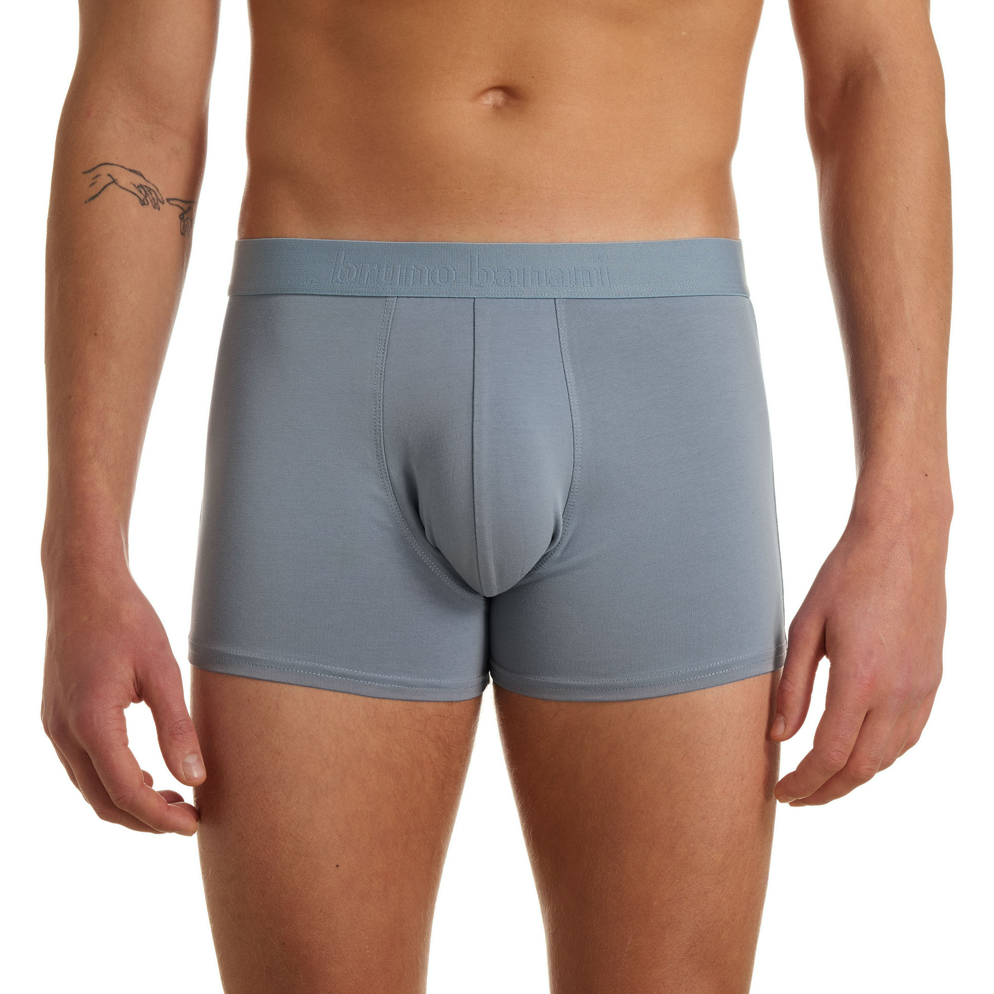 Herren-Unterhose, Boxer, Unterwäsche, Bequem, Mittelgrau