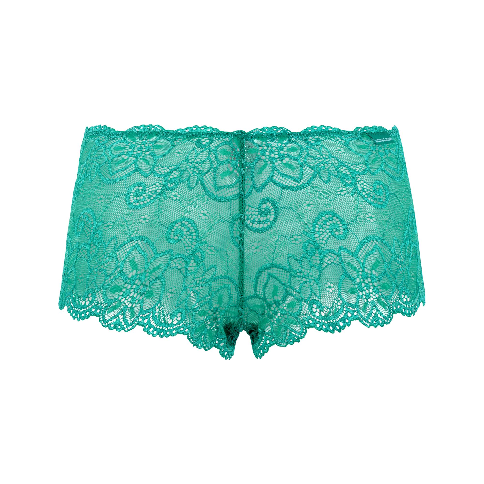 Spitze, Unterwäsche, Shorts, Türkis, Muster