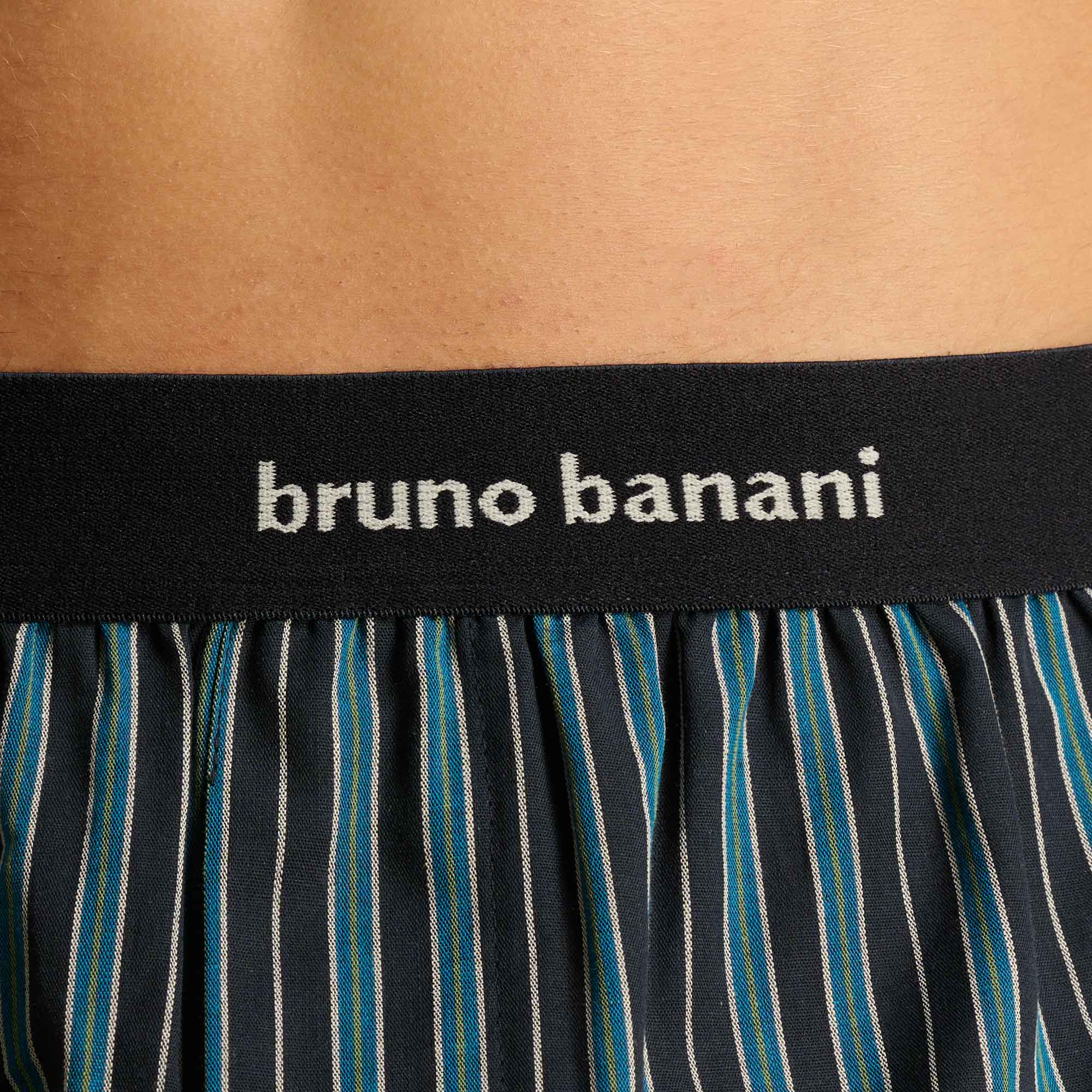 unterhose, taillenband, bruno banani, gestreifter stoff, pyjama, hose
