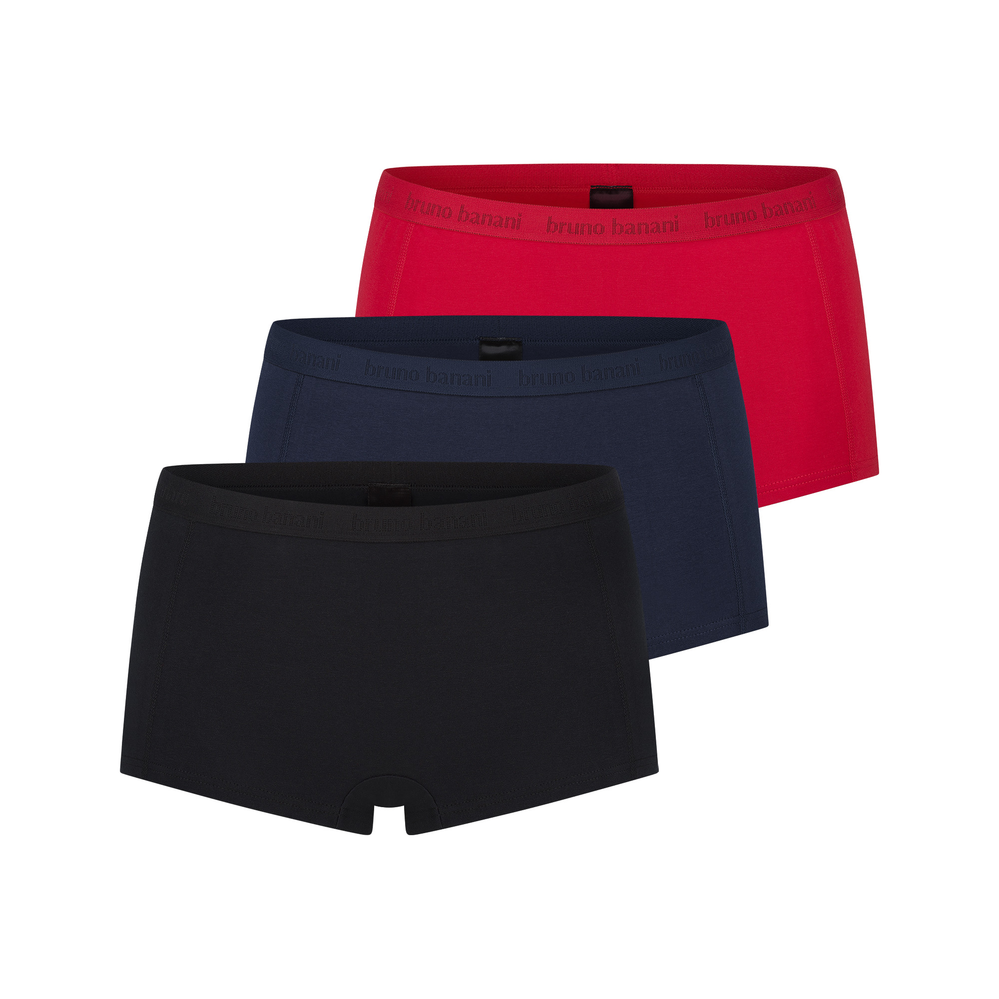 Unterwäsche, Boxer, Baumwolle, Stoff, Farben: Schwarz, Blau, Rot