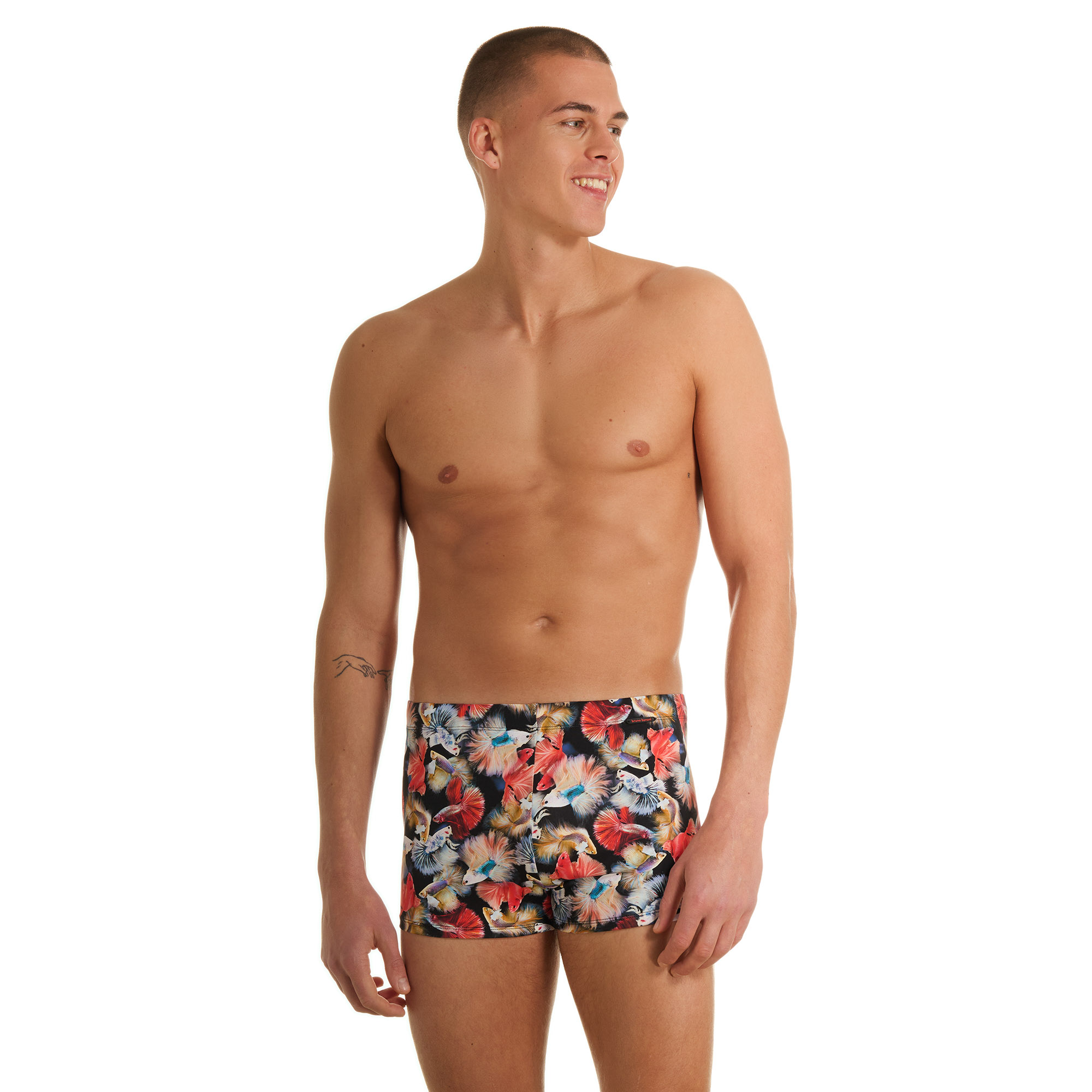 boardshorts, Schwimmshorts, gemustert, blumig, bunt