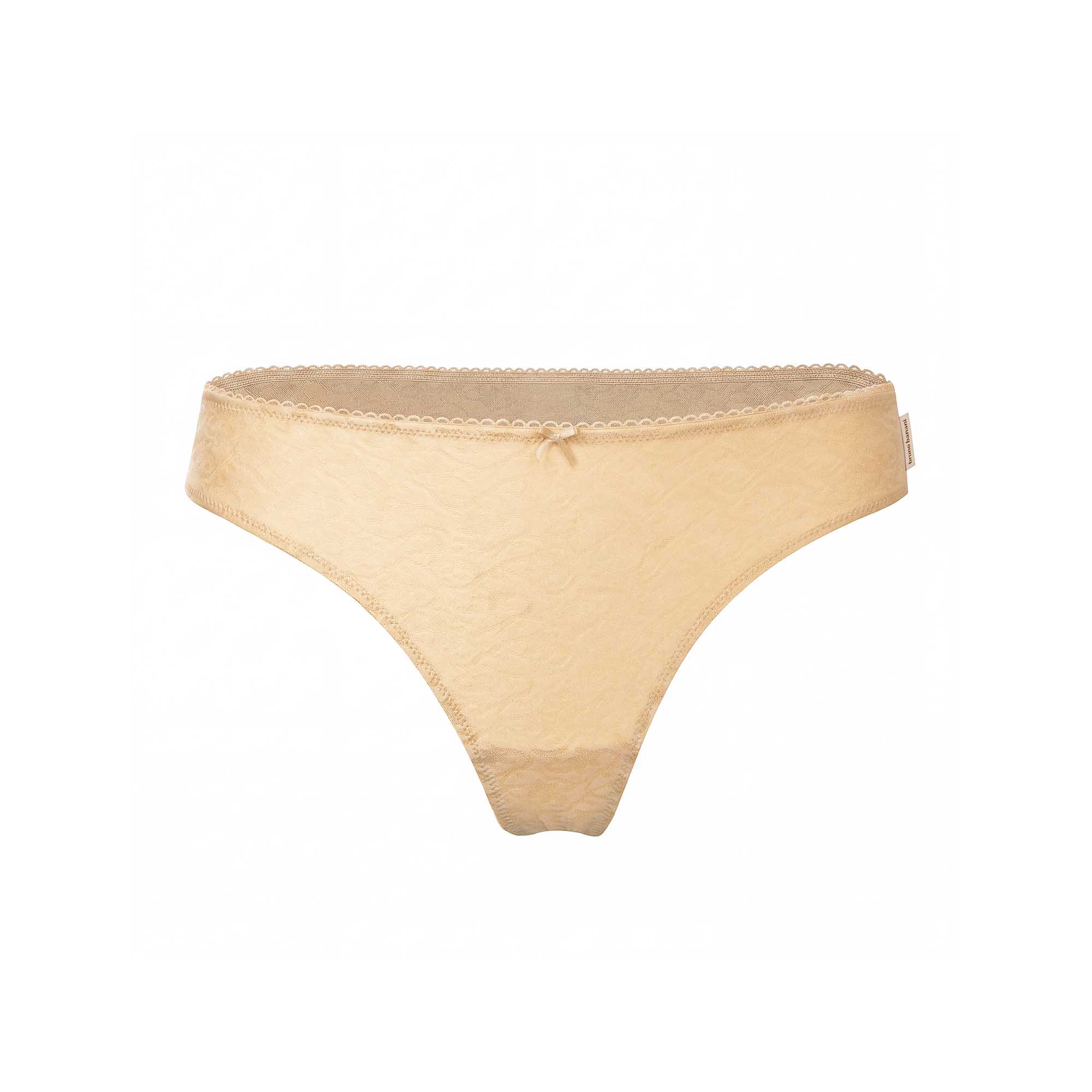 Unterwäsche, Höschen, Spitze, Beige, Rundhöschen