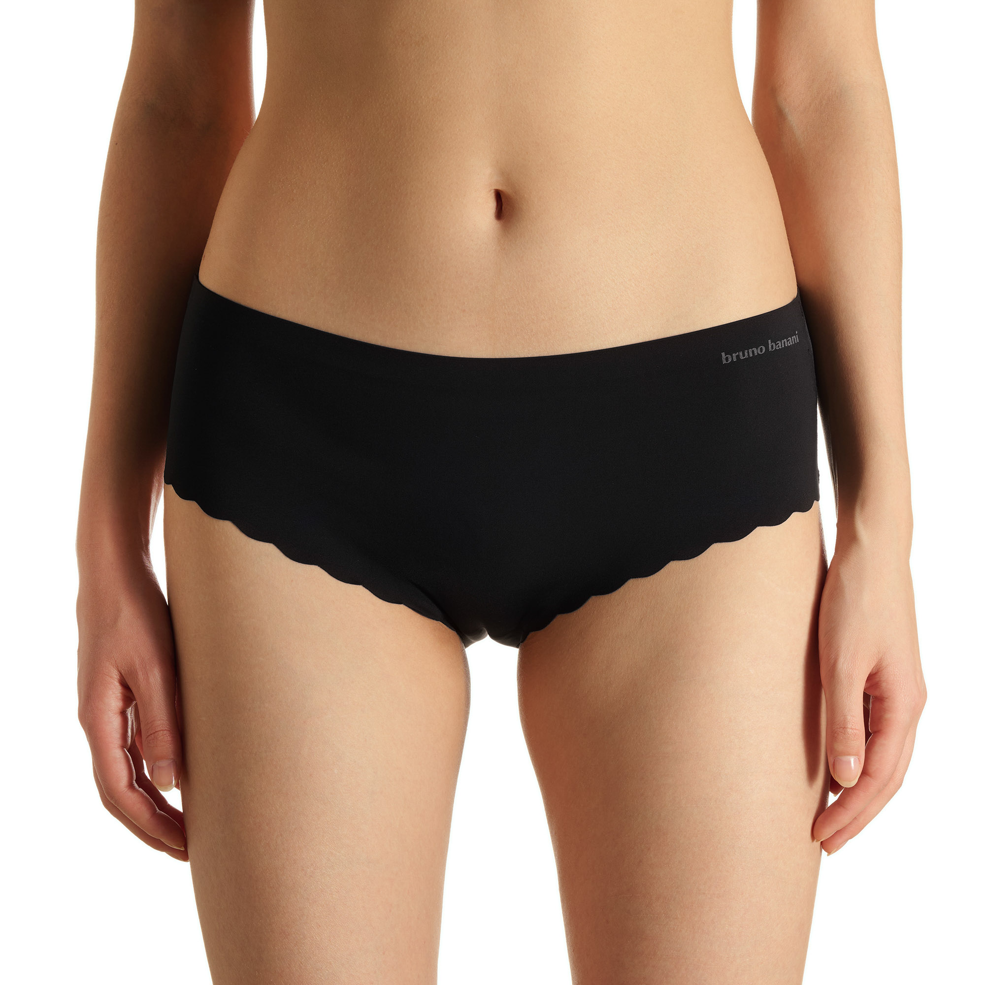 Unterwäsche, Hipster, Schwarz, geschnittene Kante, Bikini-Unterteil