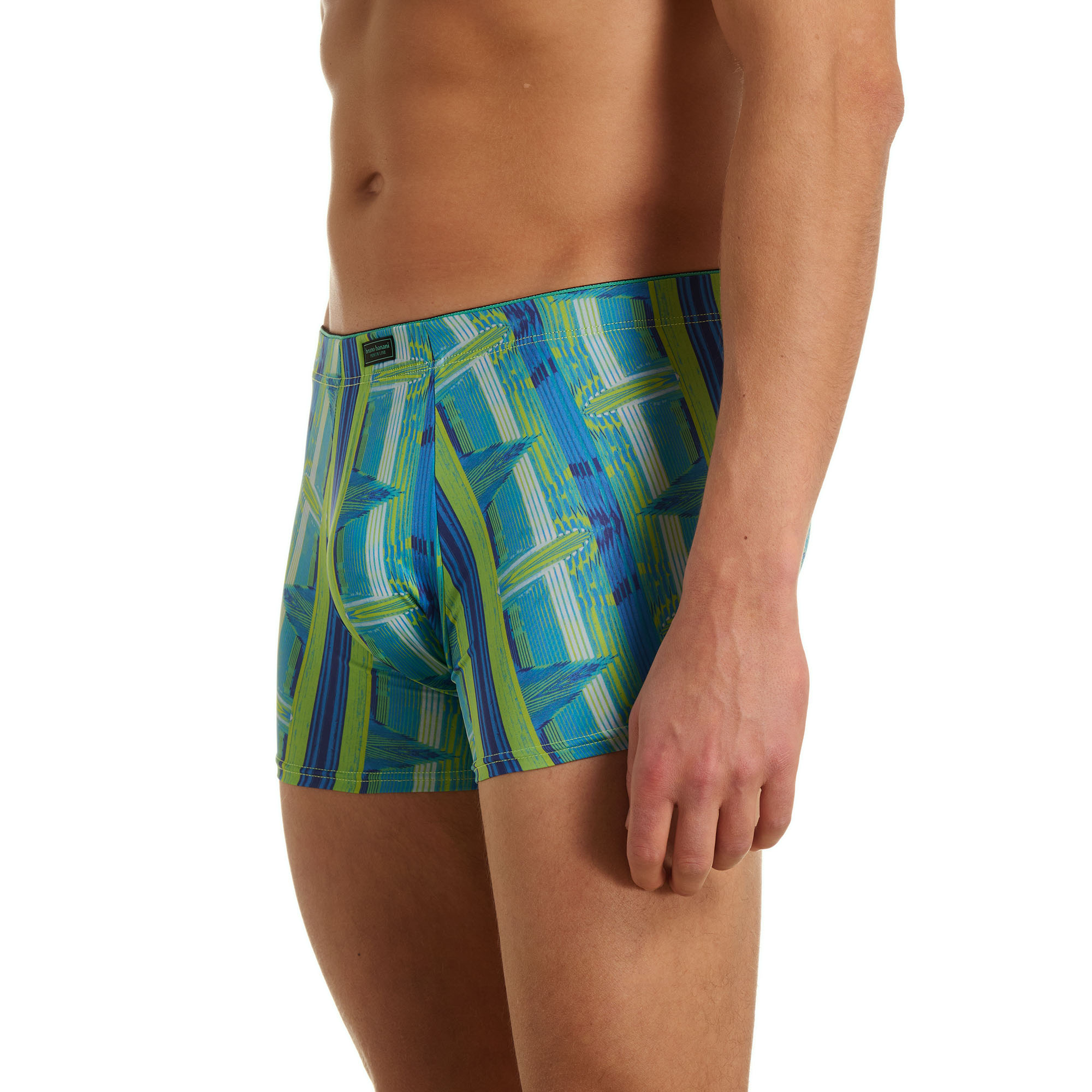 Badehose, Boxer, Muster/Print, Funktionsstoff, Kurze