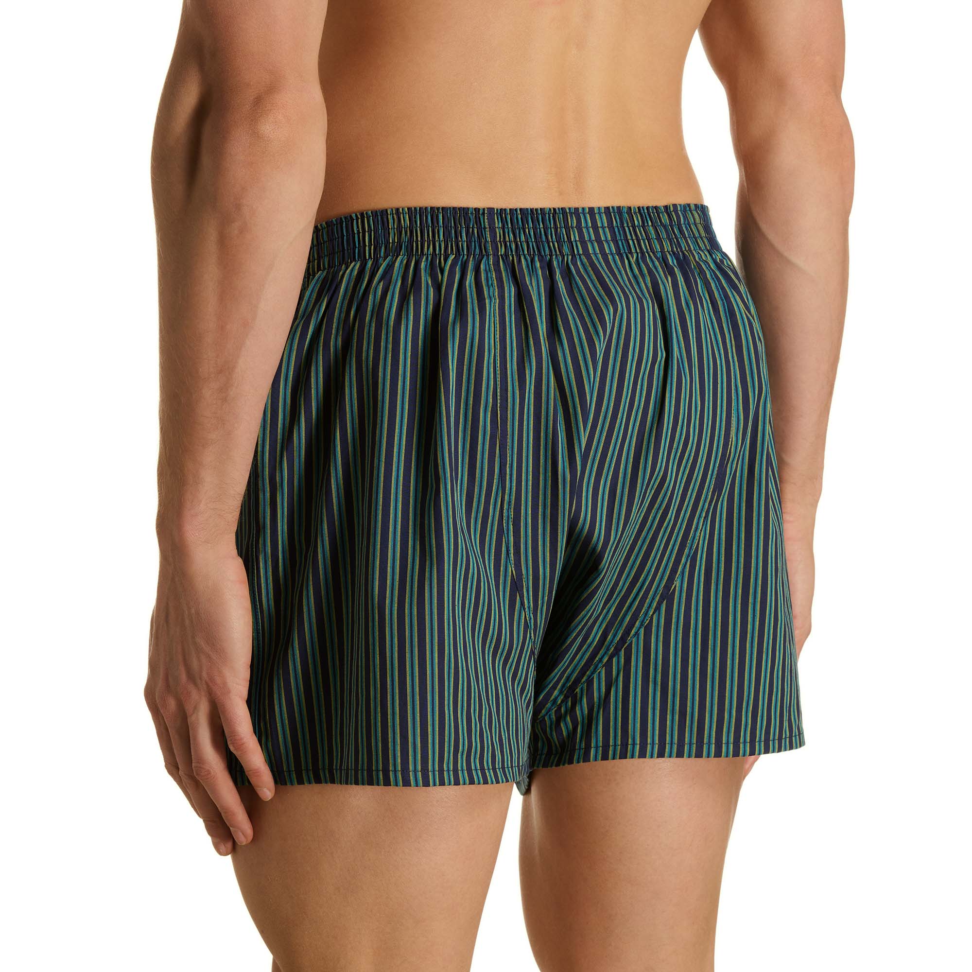 Boxer shorts, Streifenmuster, Elastischer Bund, Shorts, Herrenunterwäsche