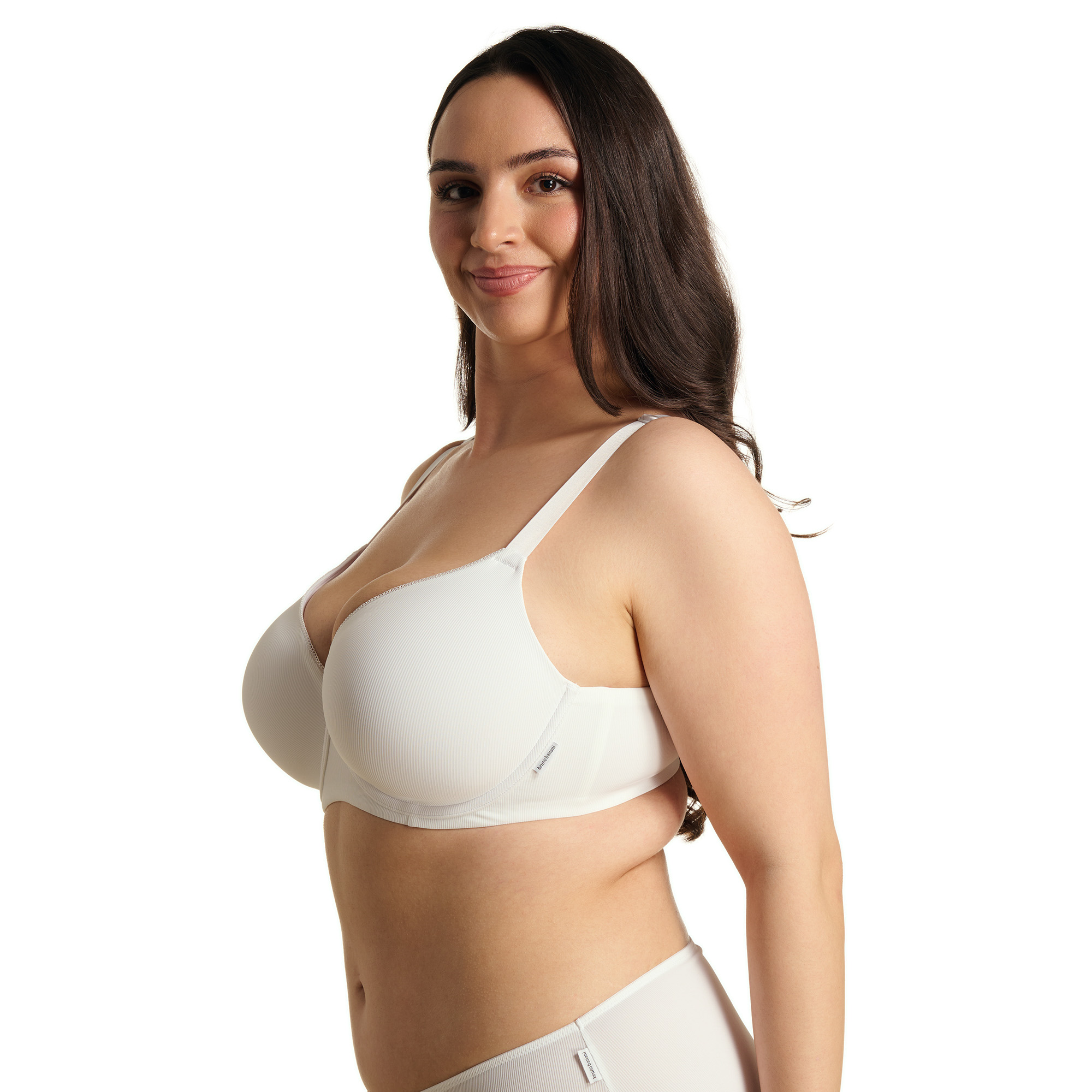 Bralette, Büstenhalter, weiß, ungefüttert, Spitzenfrei