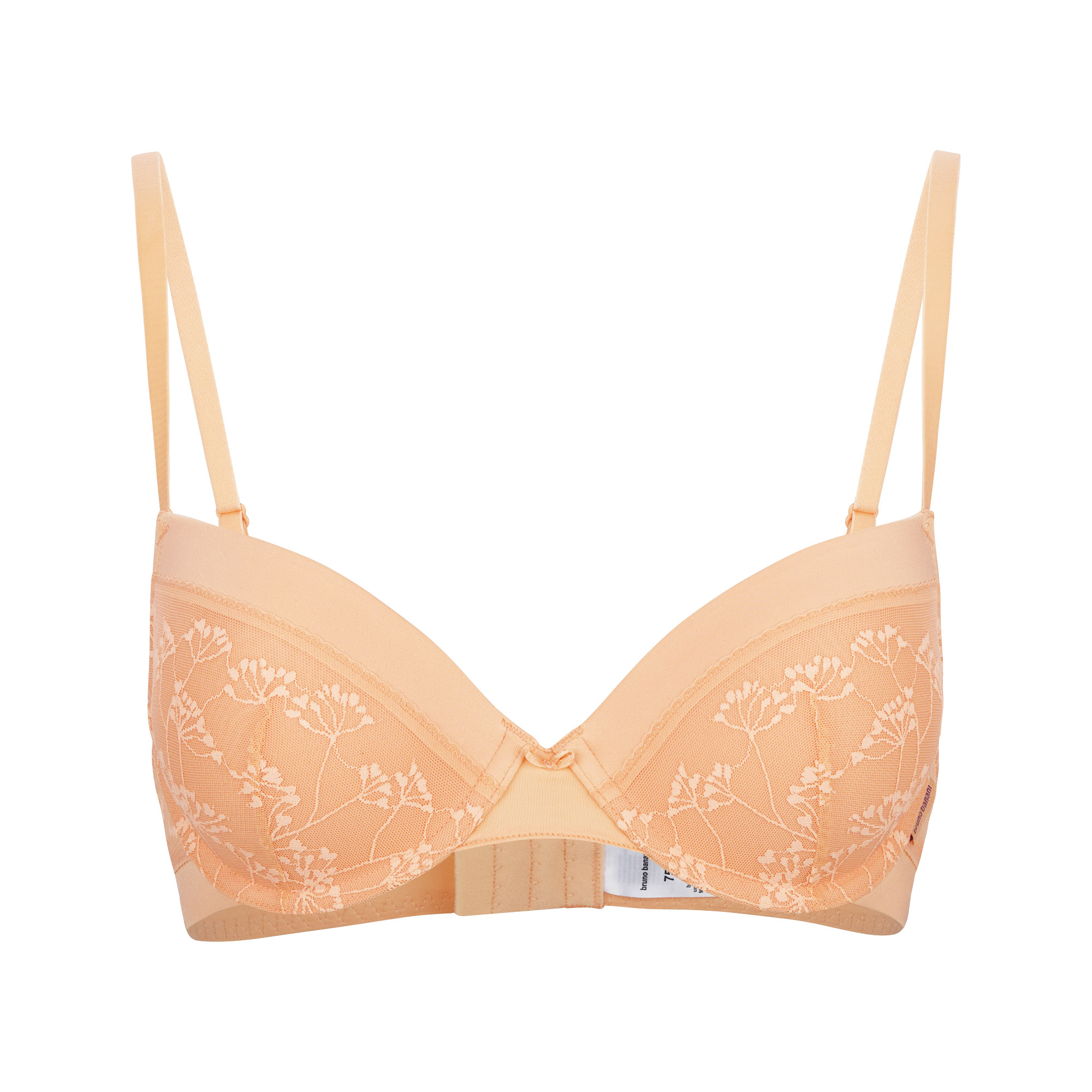 BH, peach bra, Lace Muster, Unterwired, verstellbare Träger