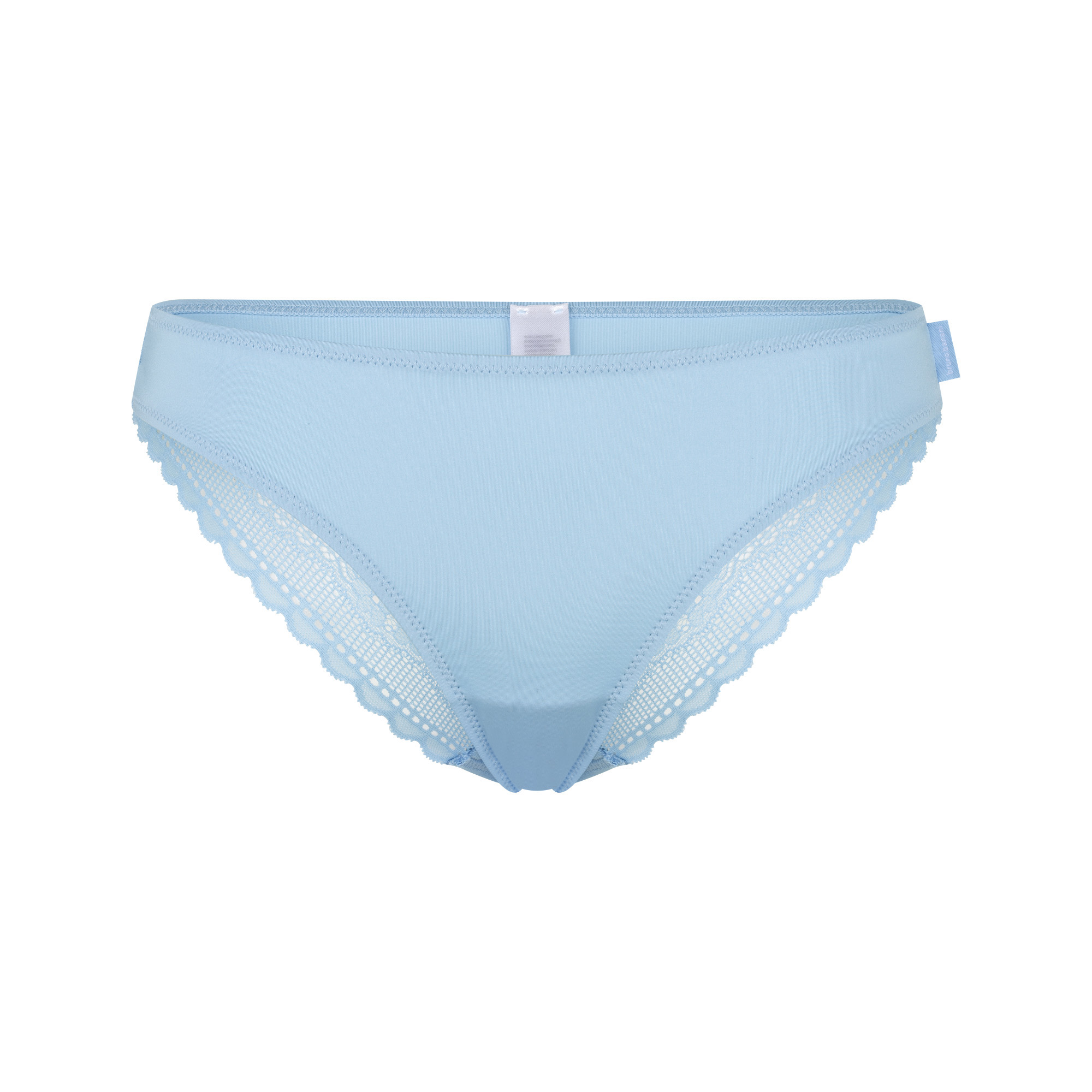 Unterwäsche, Slip, Spitze, Hauchig, hellblau