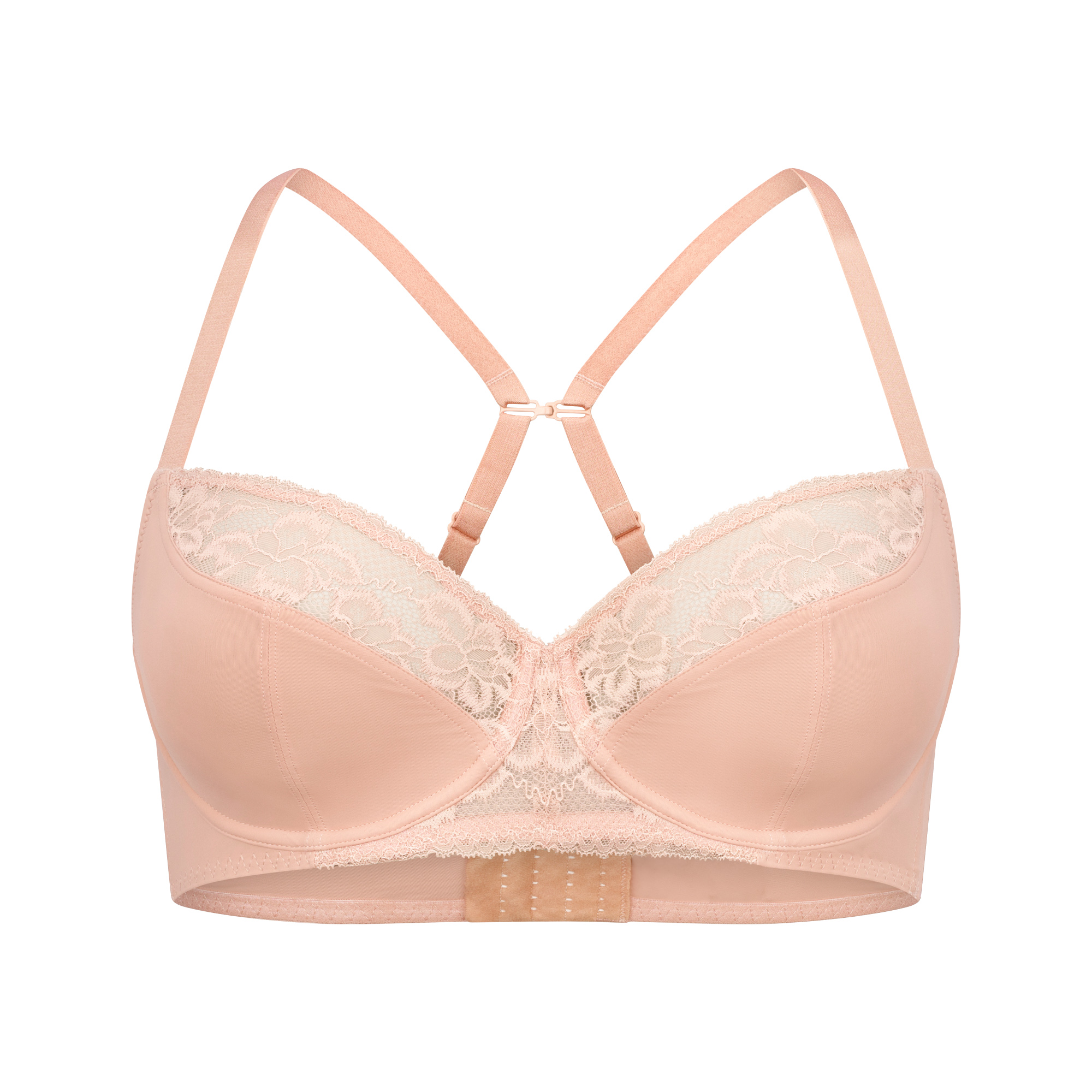Non Padded Wire Bra Berenice with Lace BH, Kleidung, Dessous, Unterwäsche