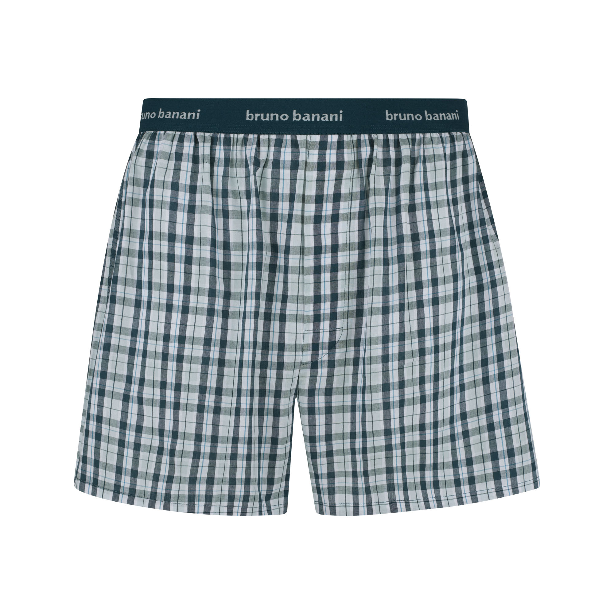 Boxershort Blue Check Bund aussen Boxershort Blue Check Bund aussen