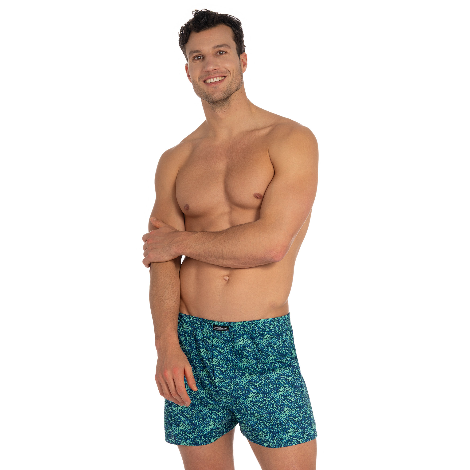 Boxershort Mosaic Twist waistband inside Bekleidung, Kurze Hosen, Badehose
