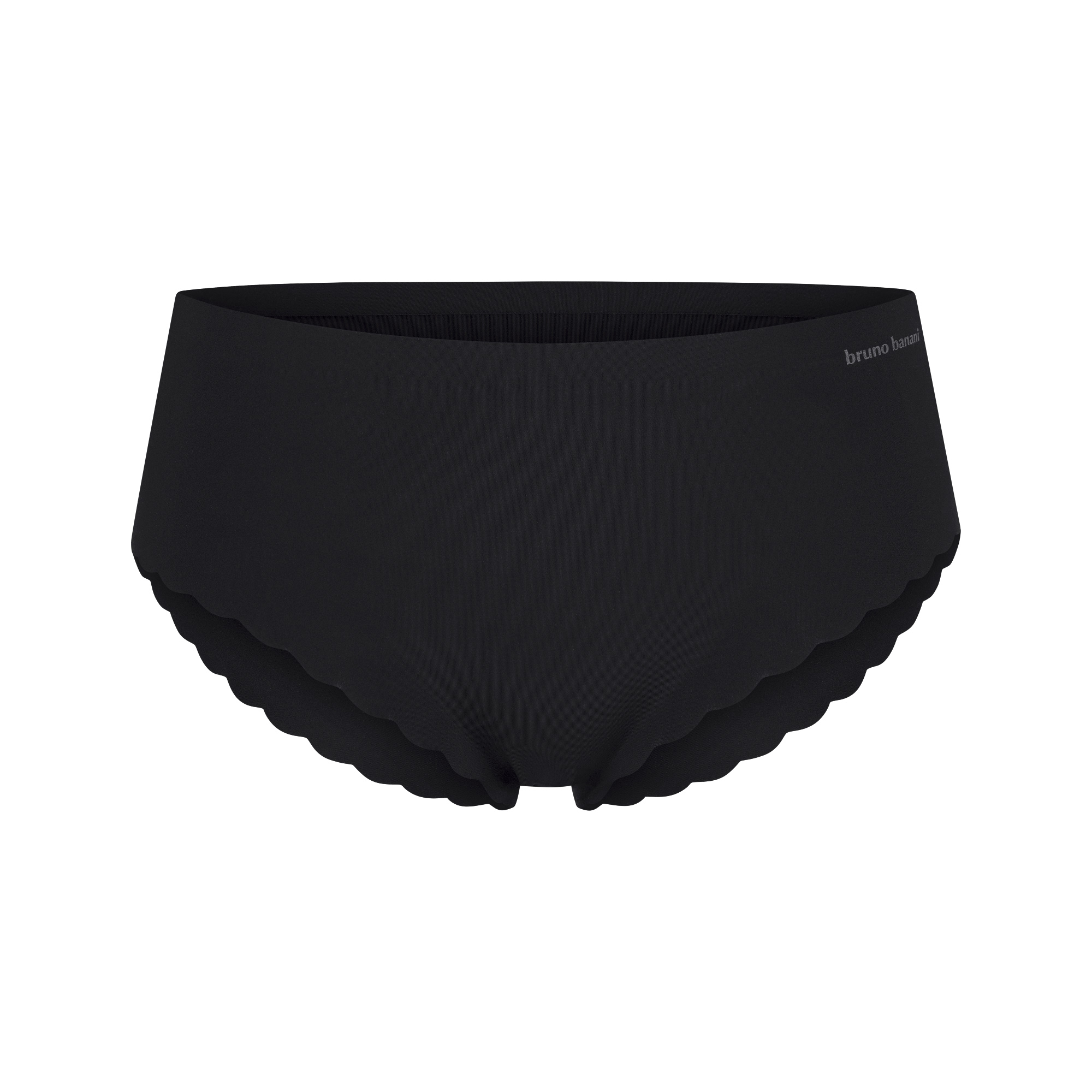 Unterwäsche, BH-Höschen-Set?, Slip, Schwarz, Scallop-Kante