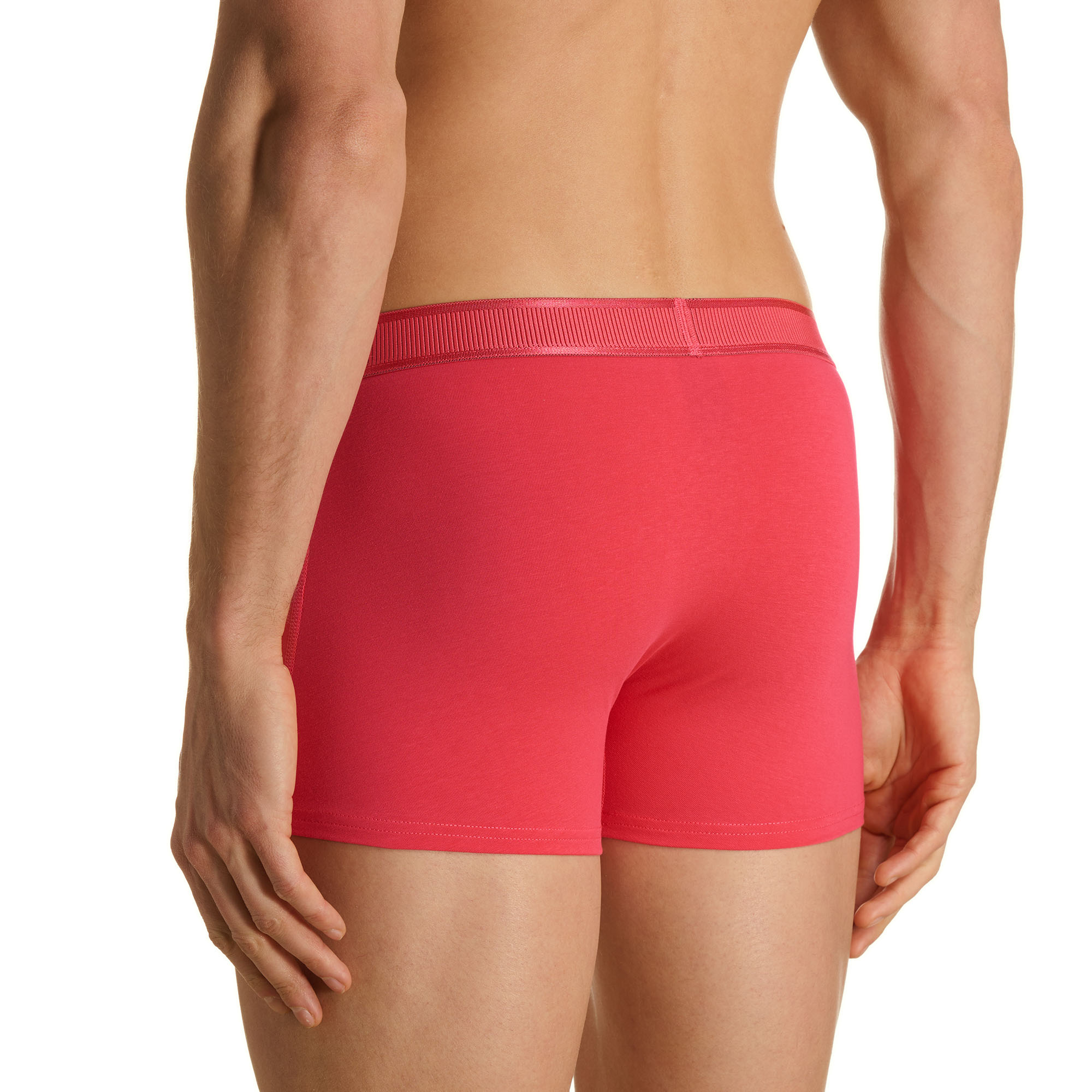 Unterwäsche, Herren, Boxer, Rot, Stretch