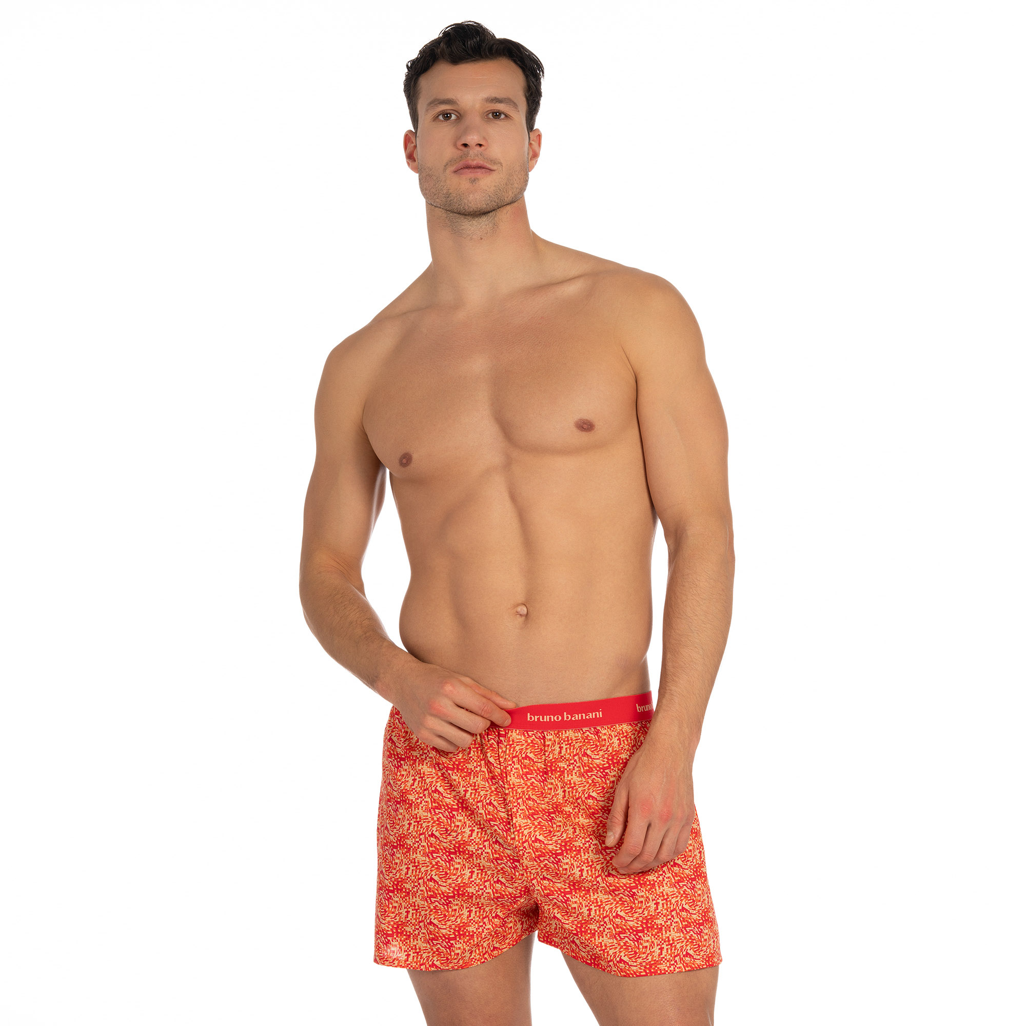 Boxershort Mosaic Twist Bund aussen Bekleidung, Kurze Hosen, Badehose