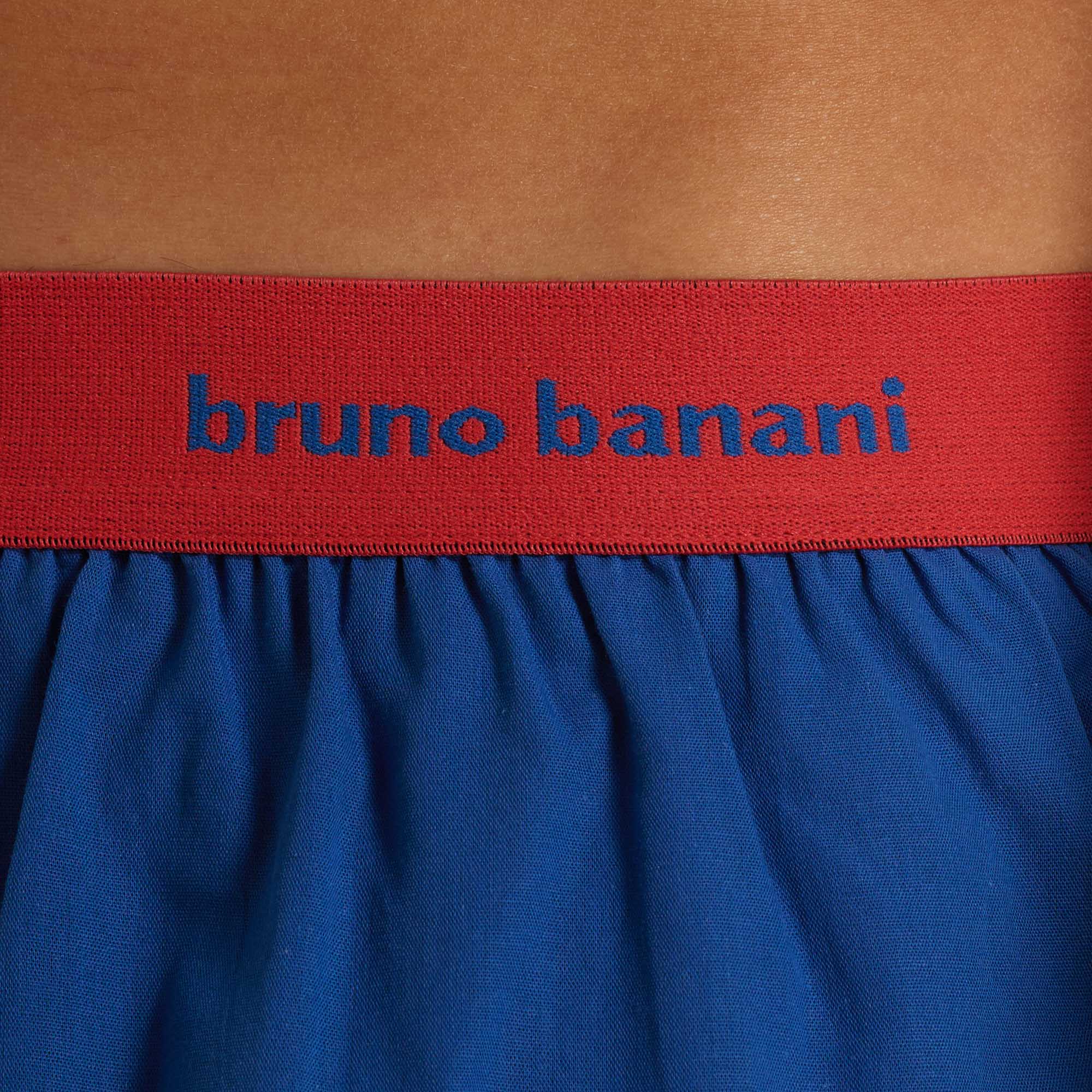 Tailleband, elastisch, blauer Stoff, roter Bund, Marke nicht sichtbar
