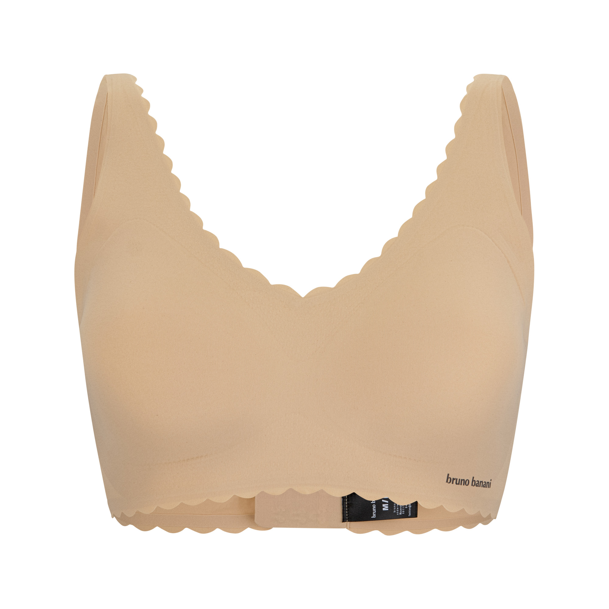 bh, bustier, beige, scalloped-edge, bruno banani
