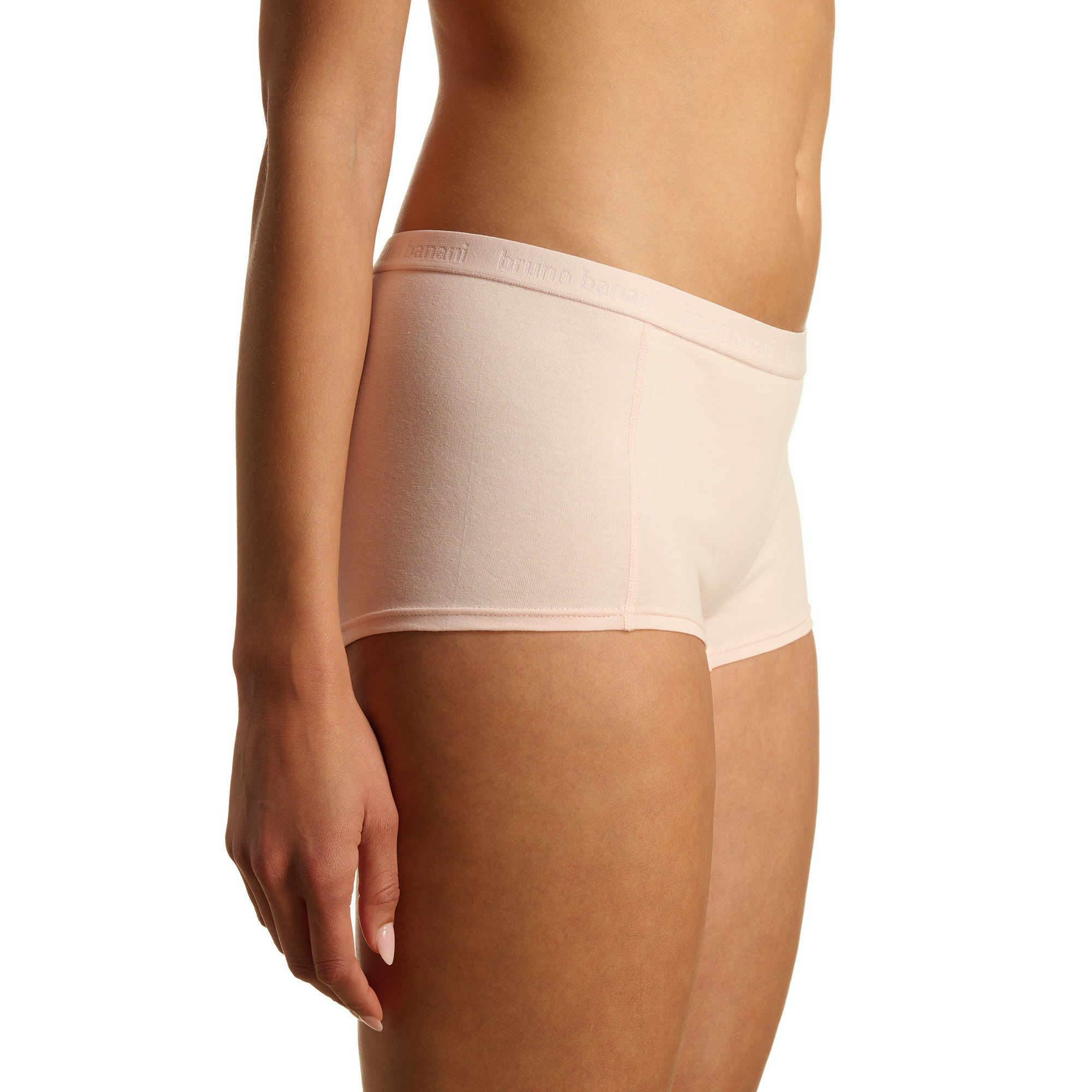 Unterhose, Kurz, Bein-Shorts, Weißes/cremesfarben, Weicher Stoff